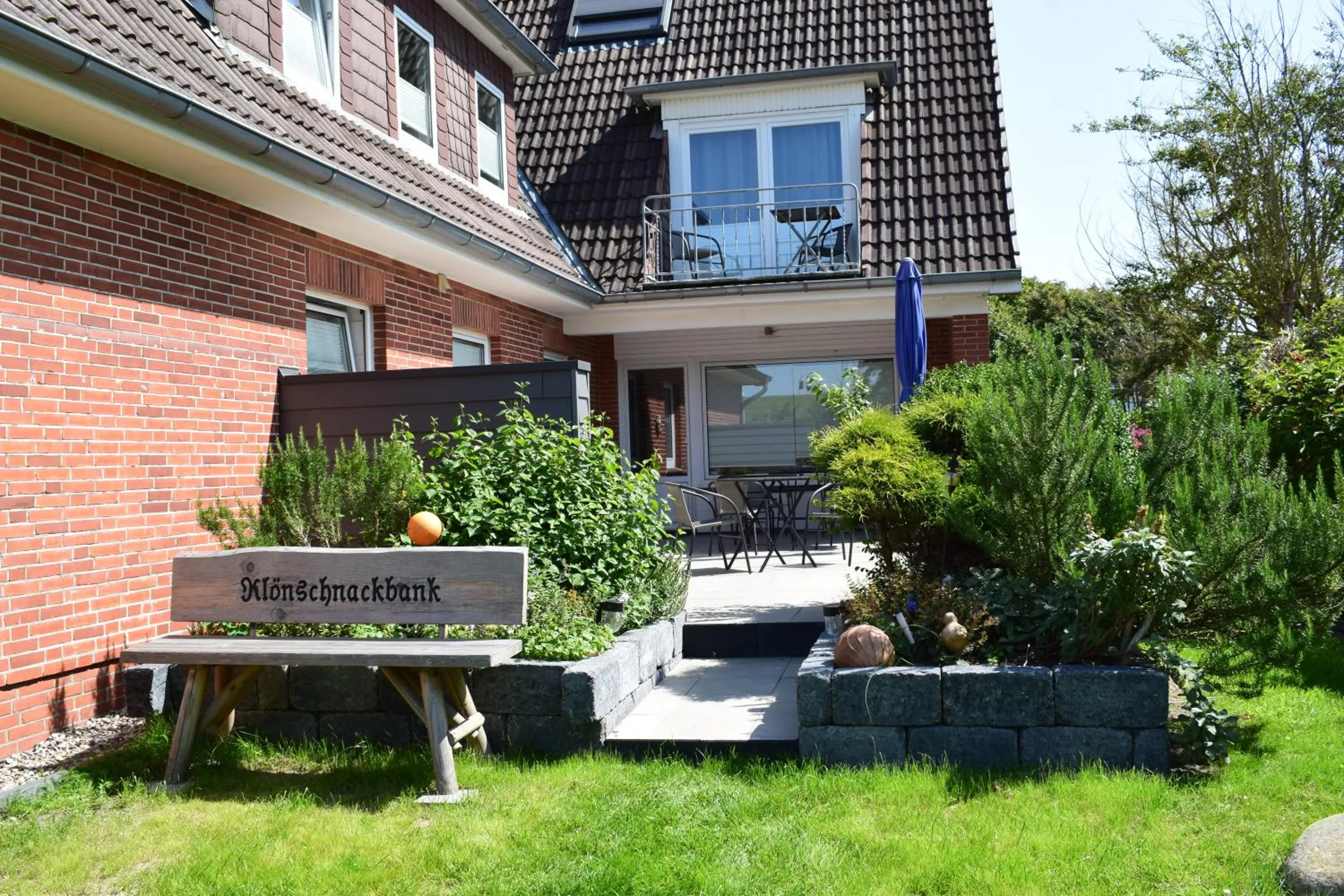 Balcony/Terrace in Hotel Haus am Meer
