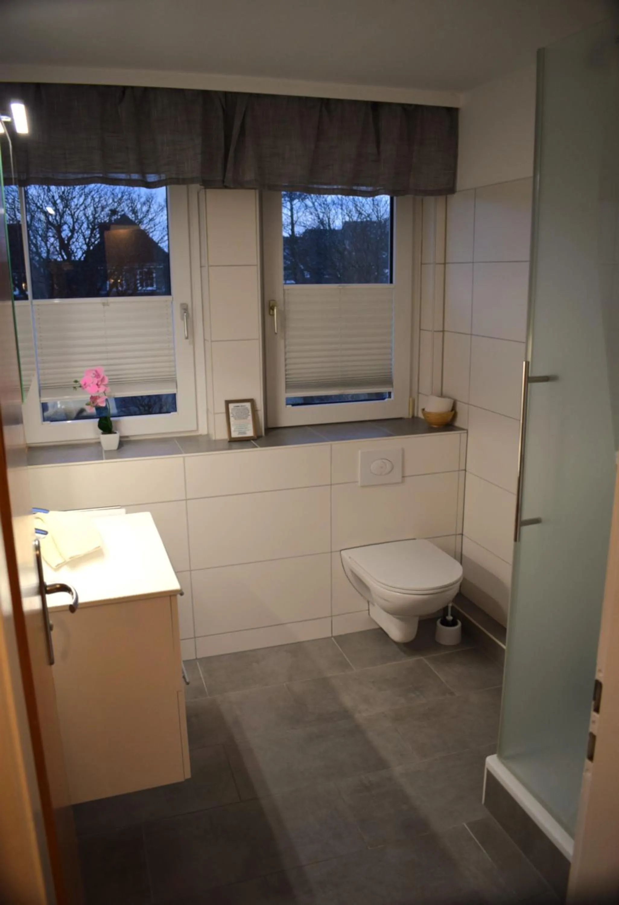 Toilet in Hotel Haus am Meer