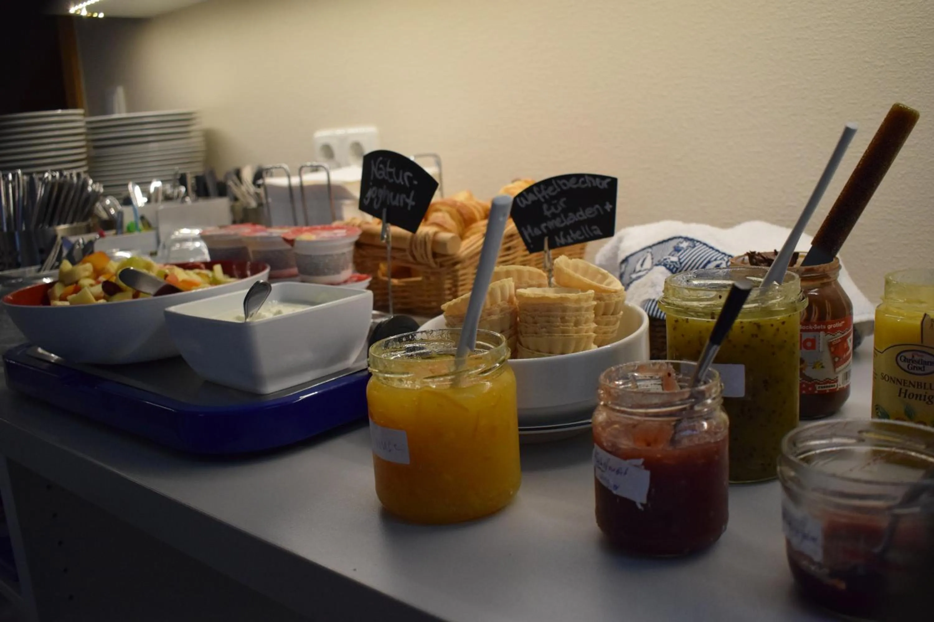Food and drinks in Hotel Haus am Meer