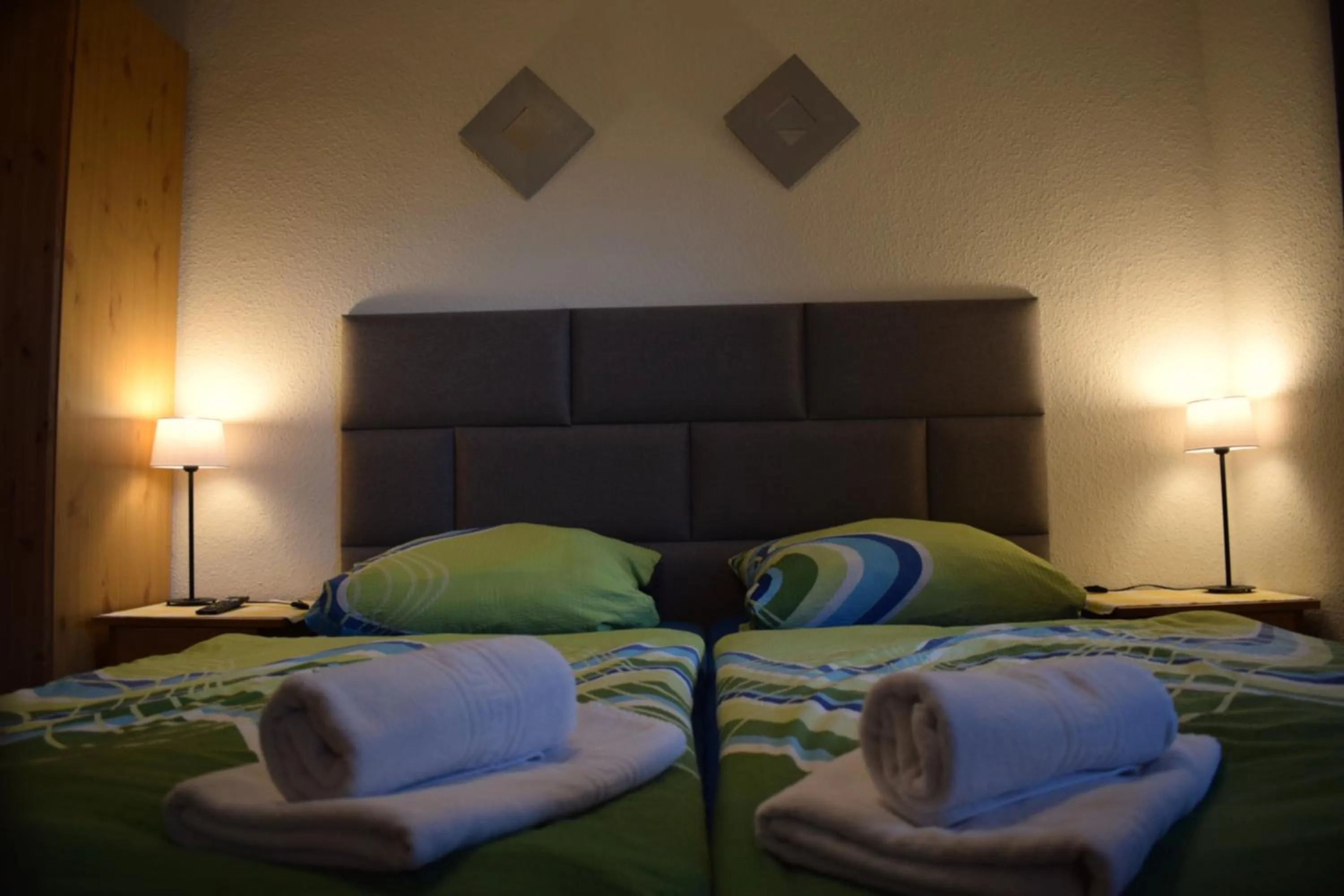 Bed in Hotel Haus am Meer