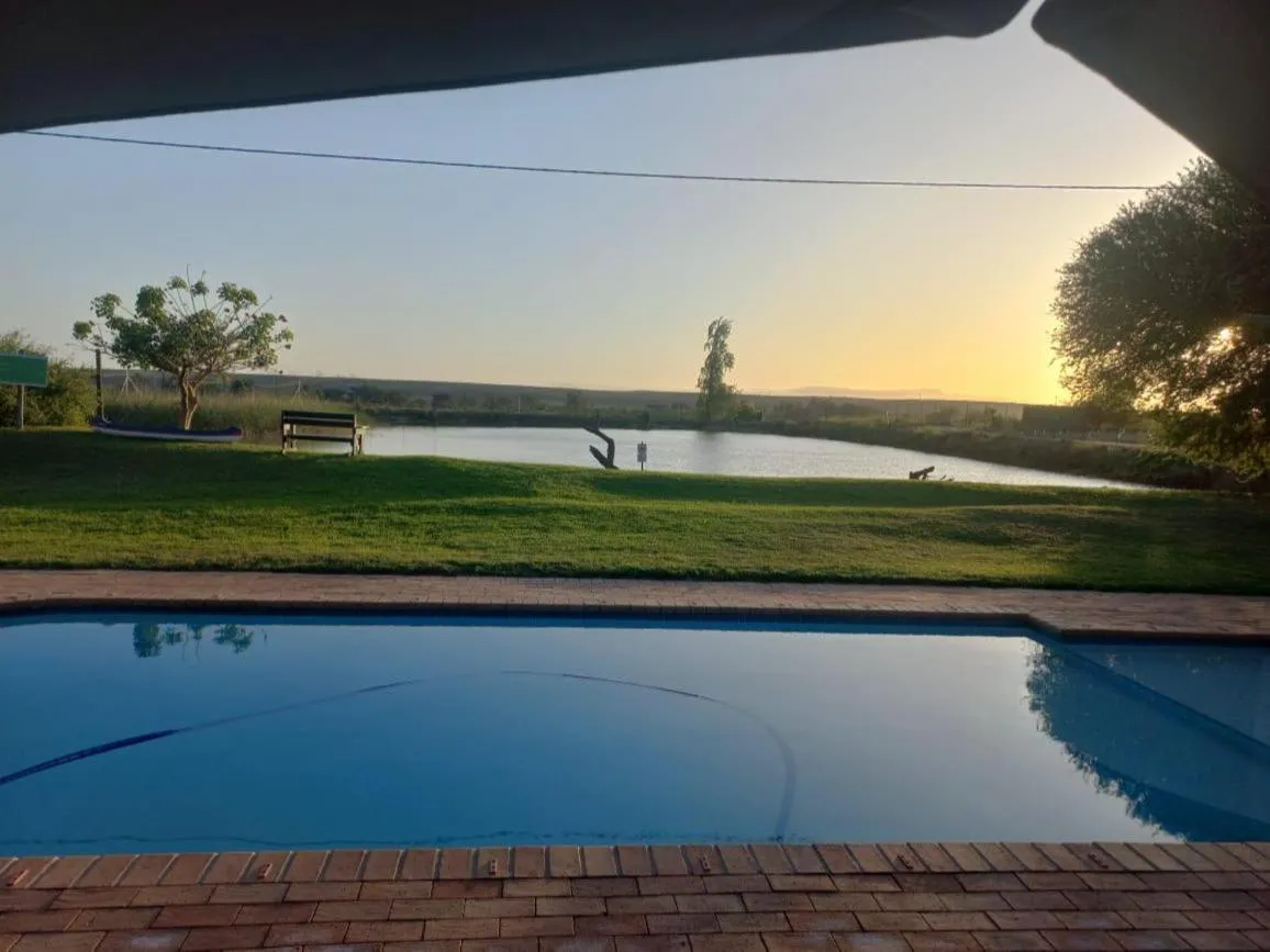 Swimming pool in Bydand B&B