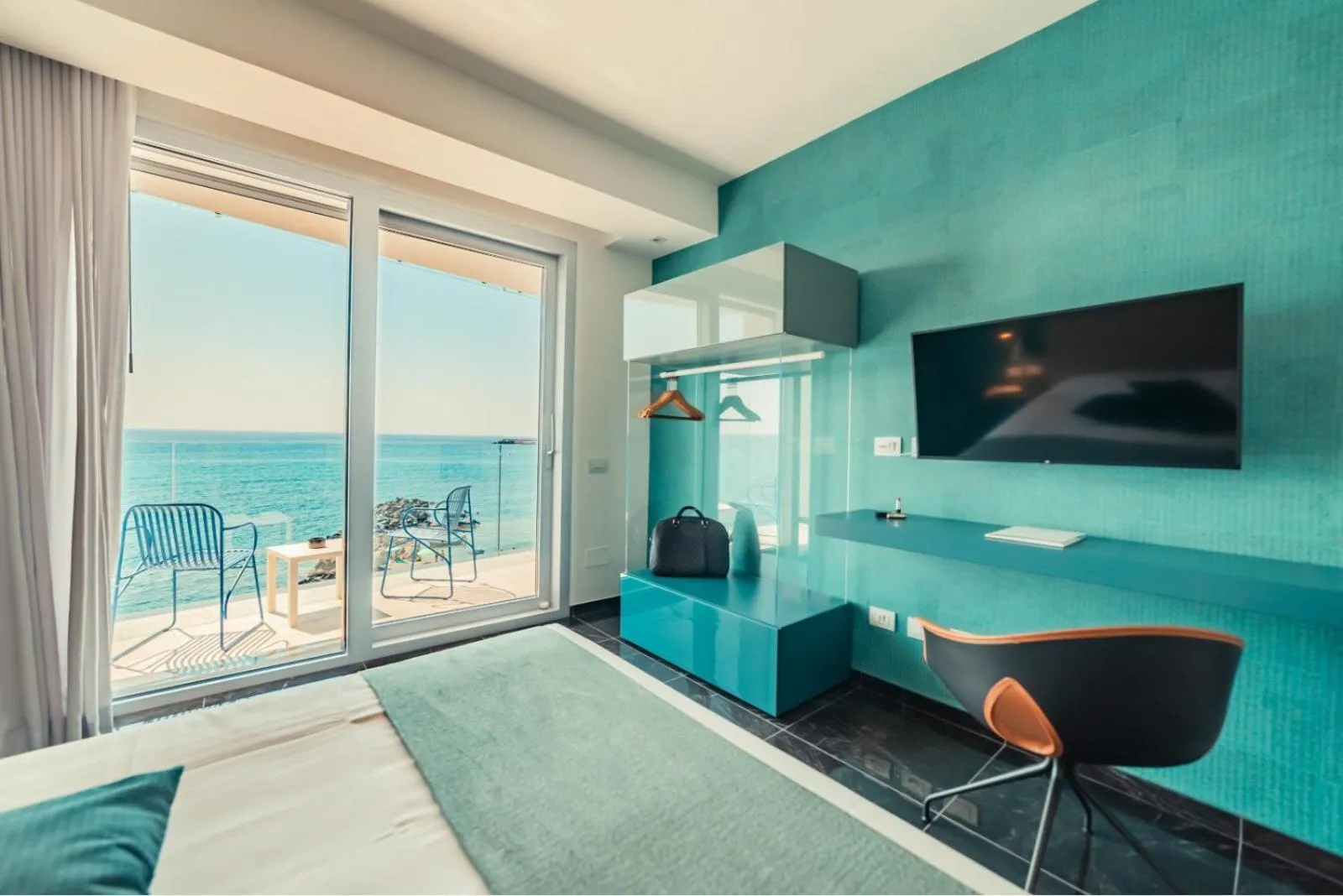 Bed in Nautilus Hotel