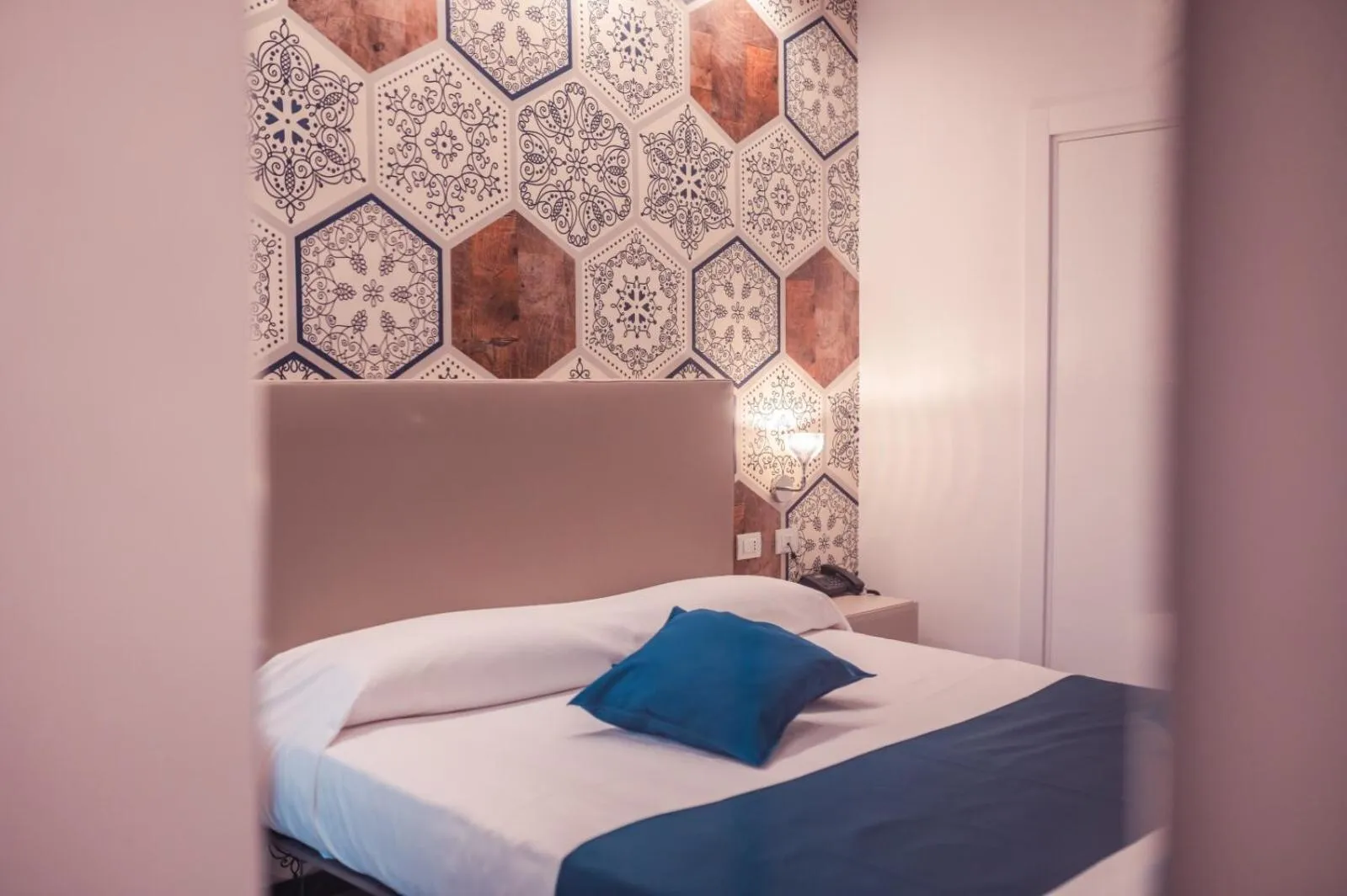 Bed in Nautilus Hotel