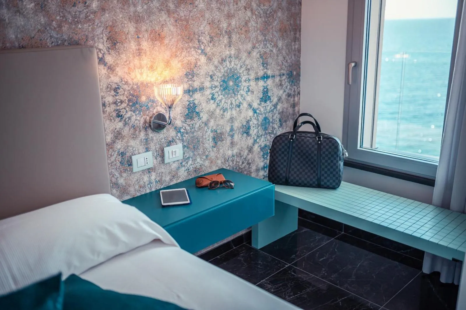 Bed in Nautilus Hotel