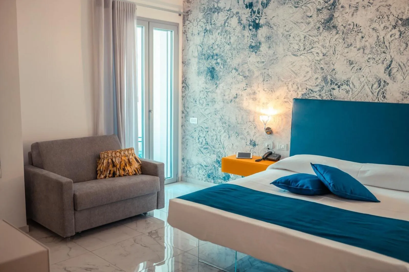 Bed in Nautilus Hotel