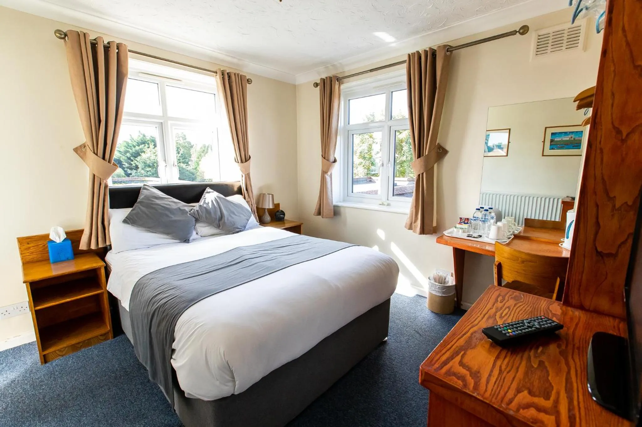 Bed in Blue Boar Inn