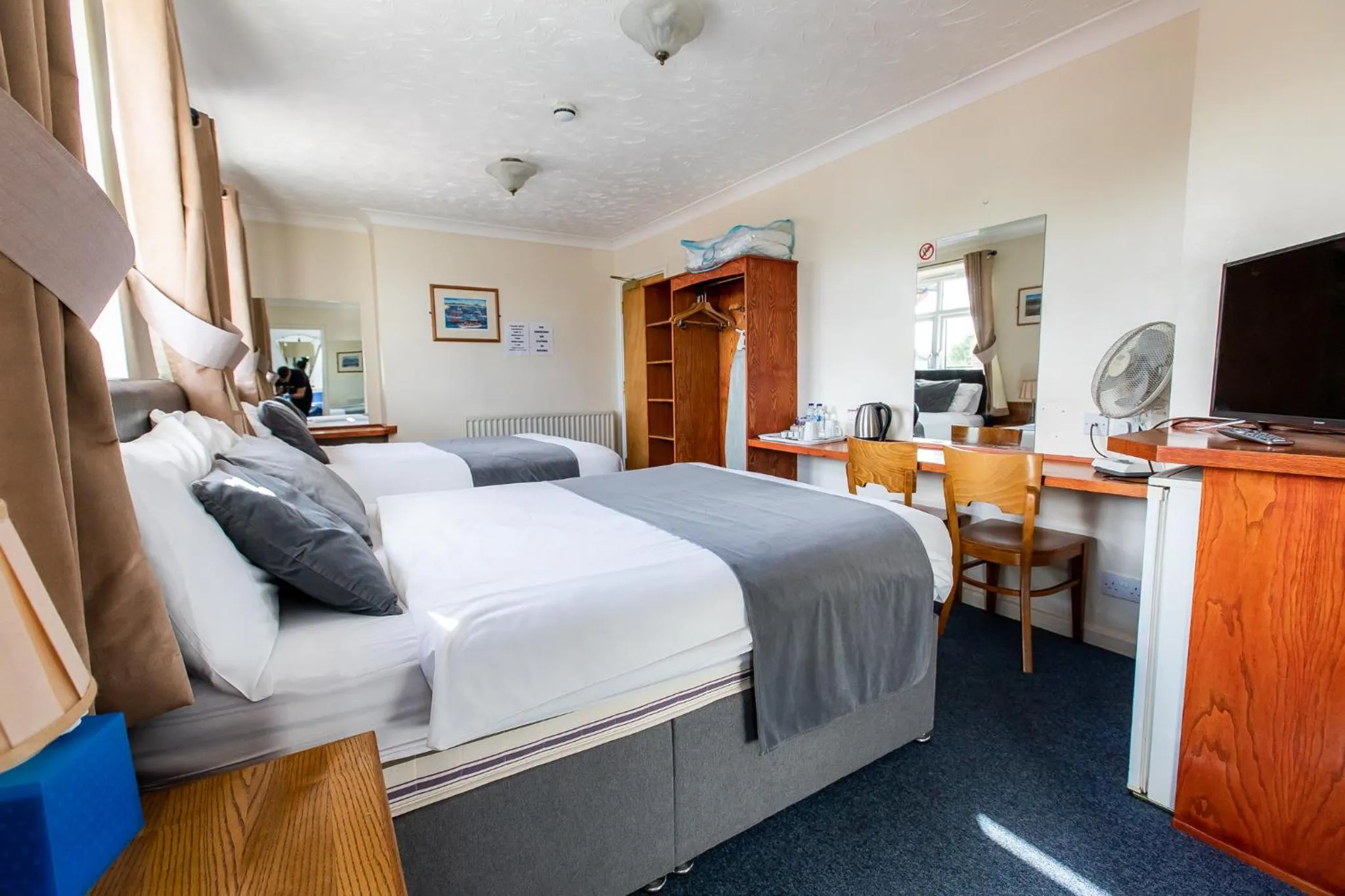 Bed in Blue Boar Inn