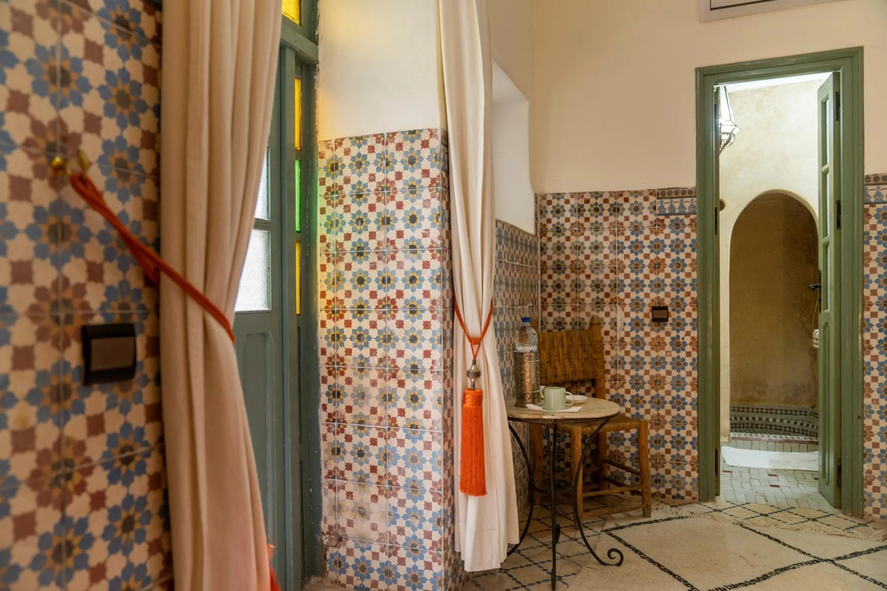 Bedroom in Riad Orange