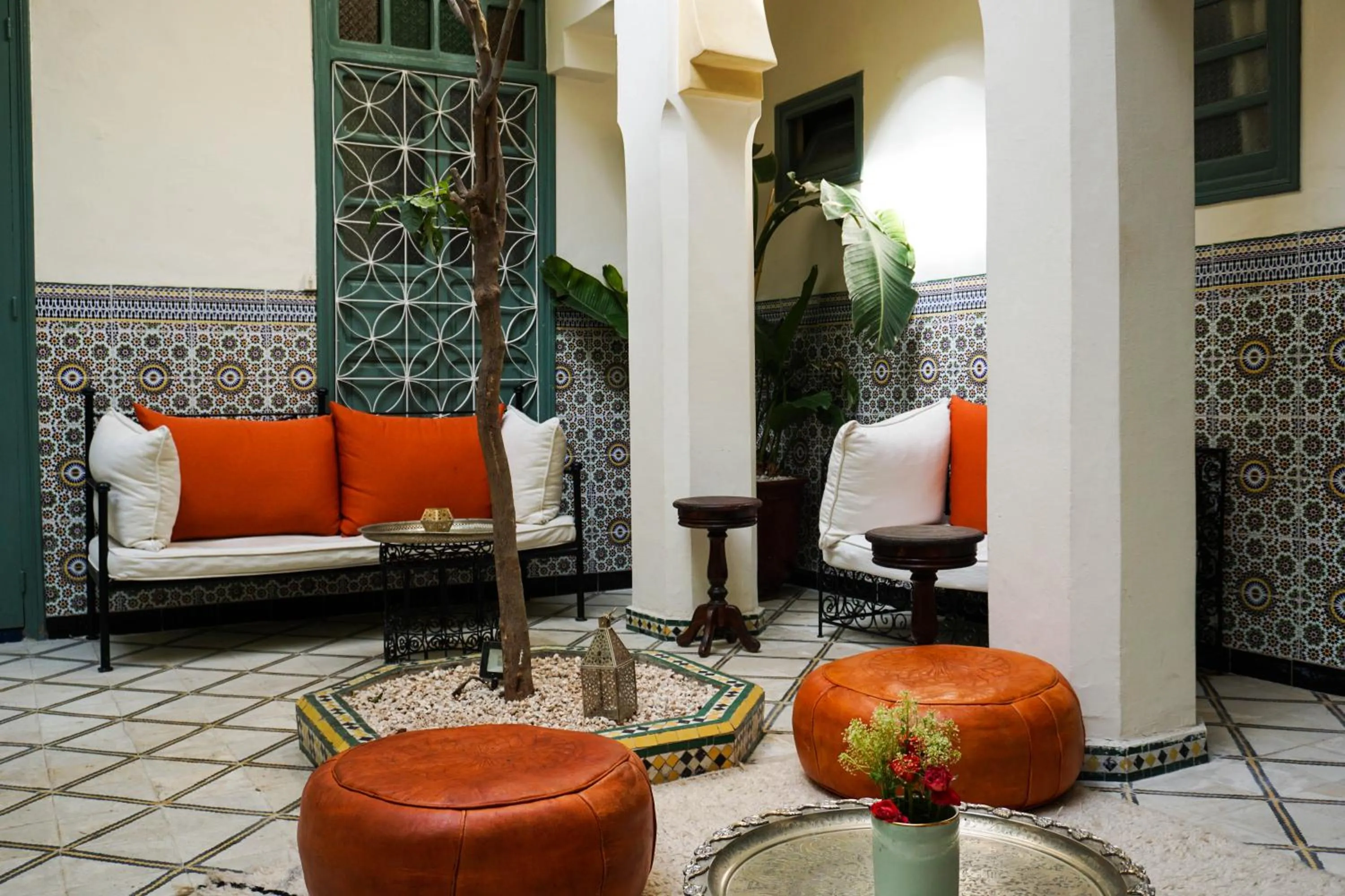 Patio in Riad Orange