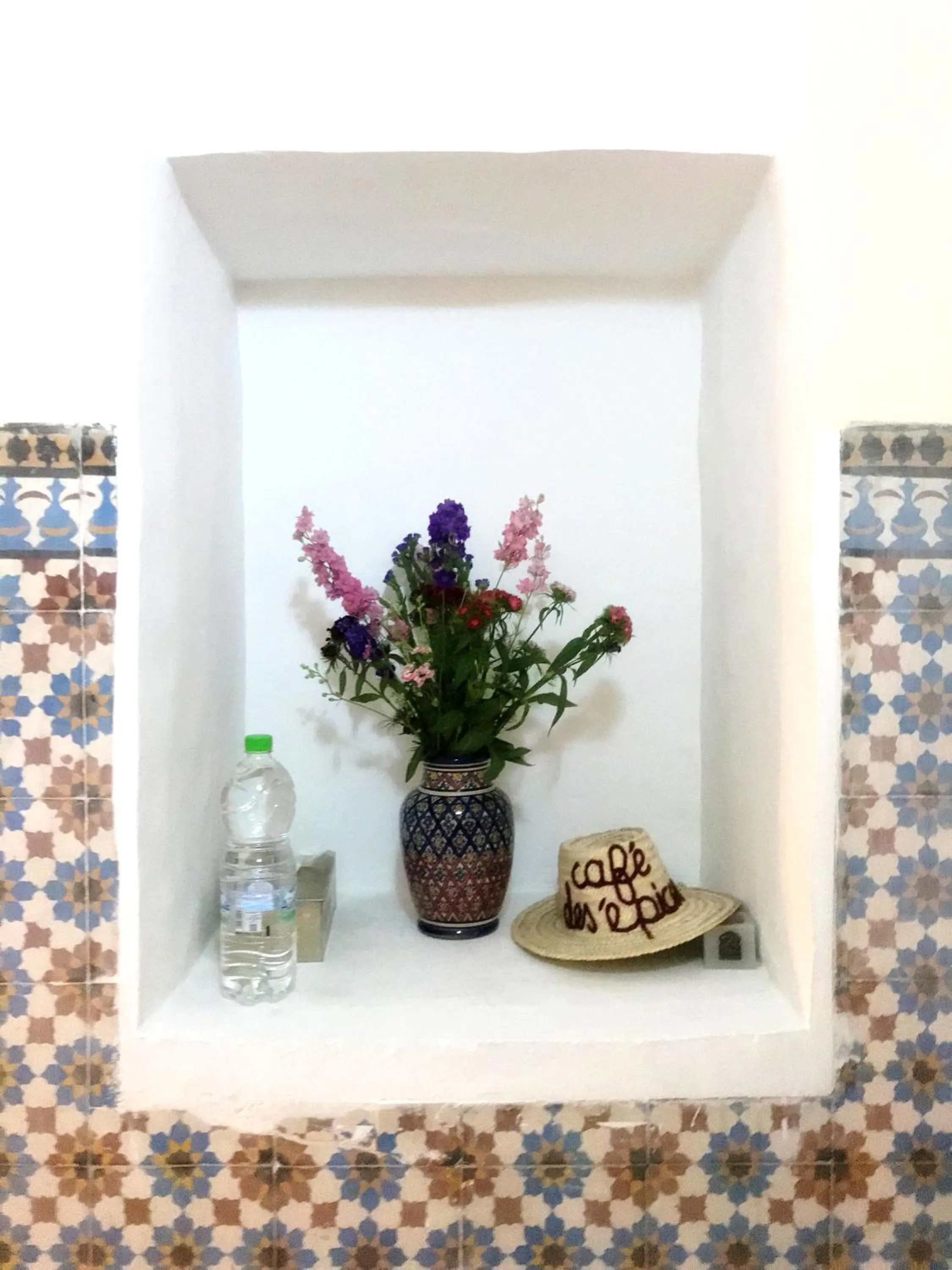 Decorative detail in Riad Orange