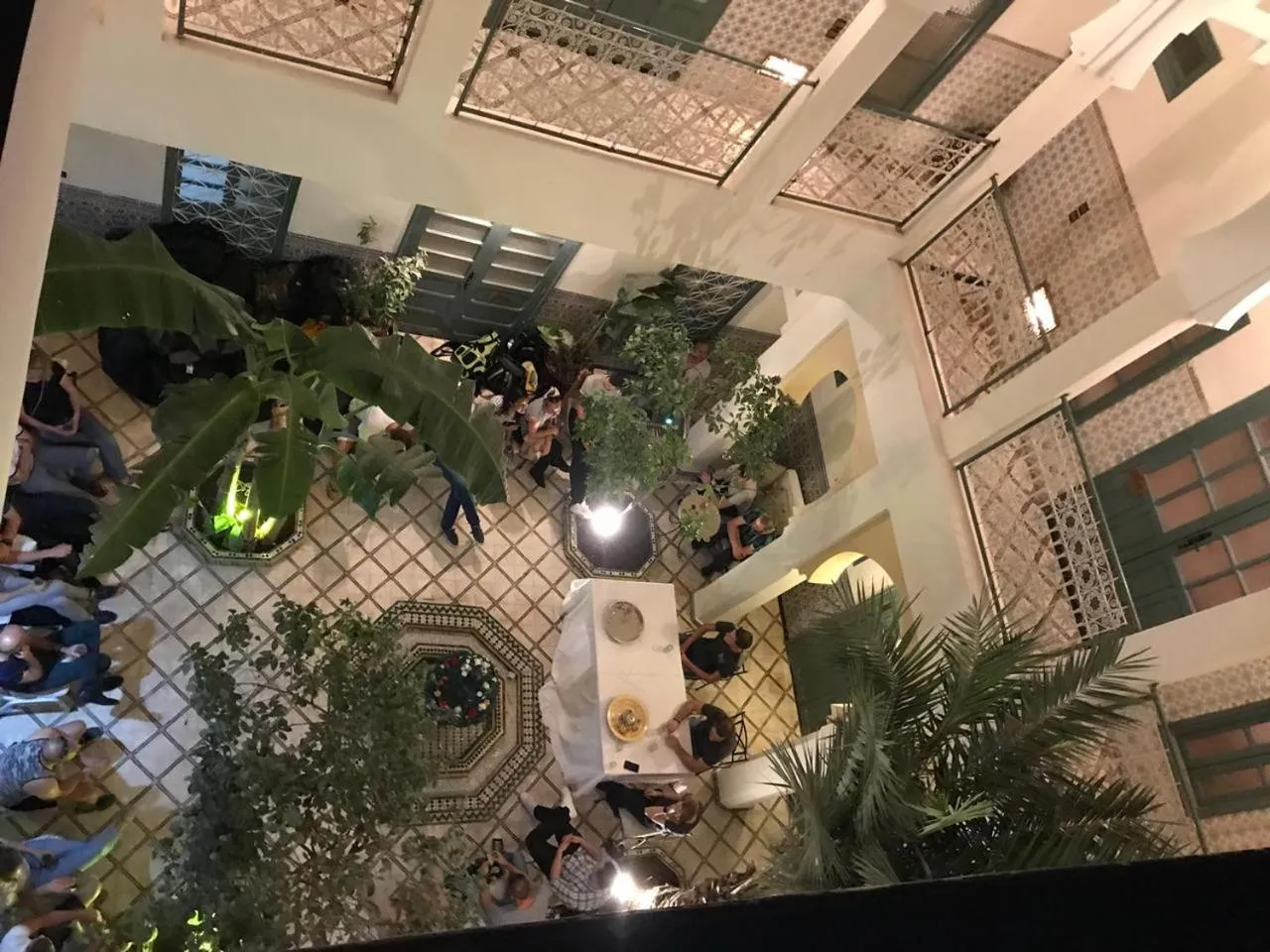 Patio in Riad Orange