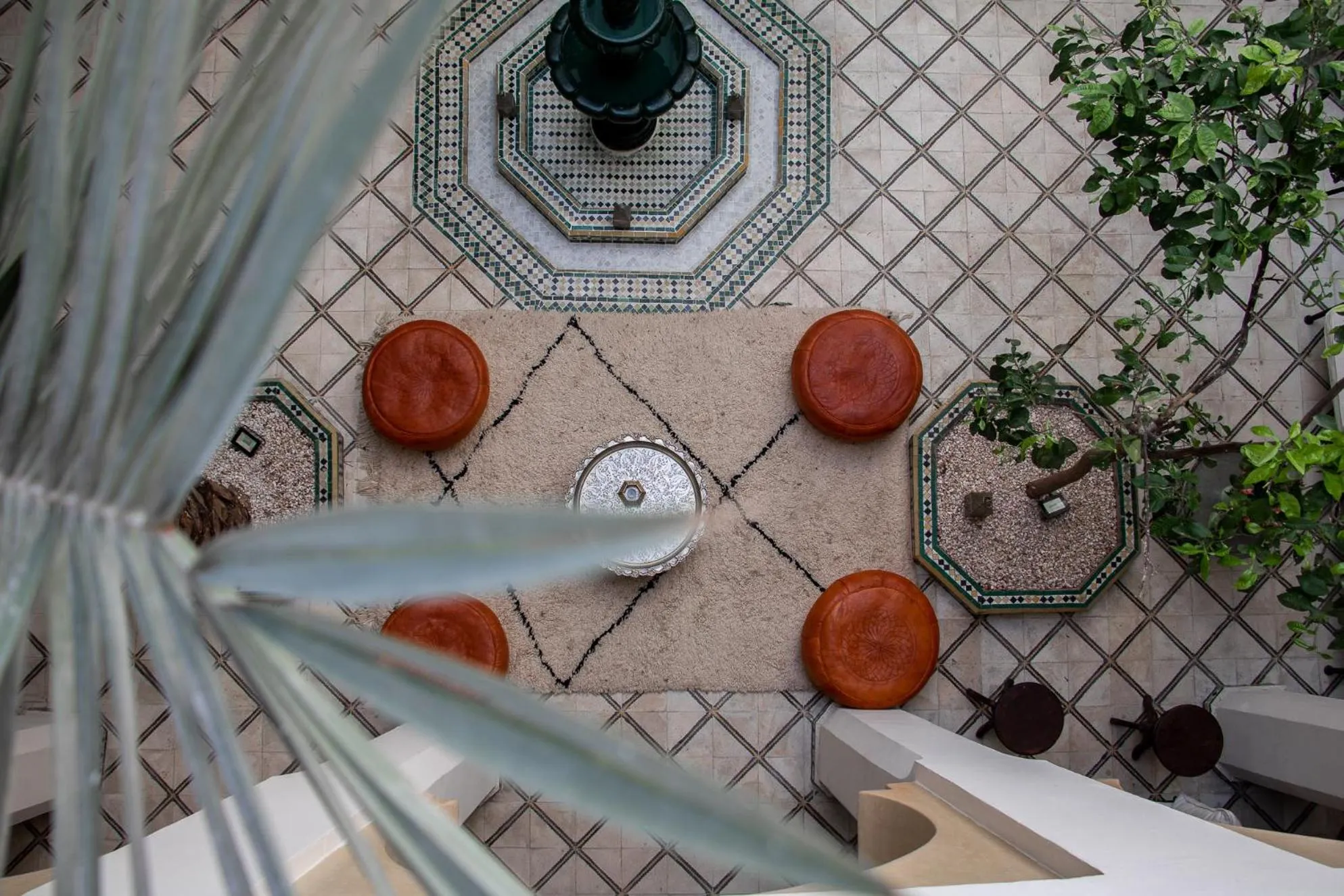Patio in Riad Orange