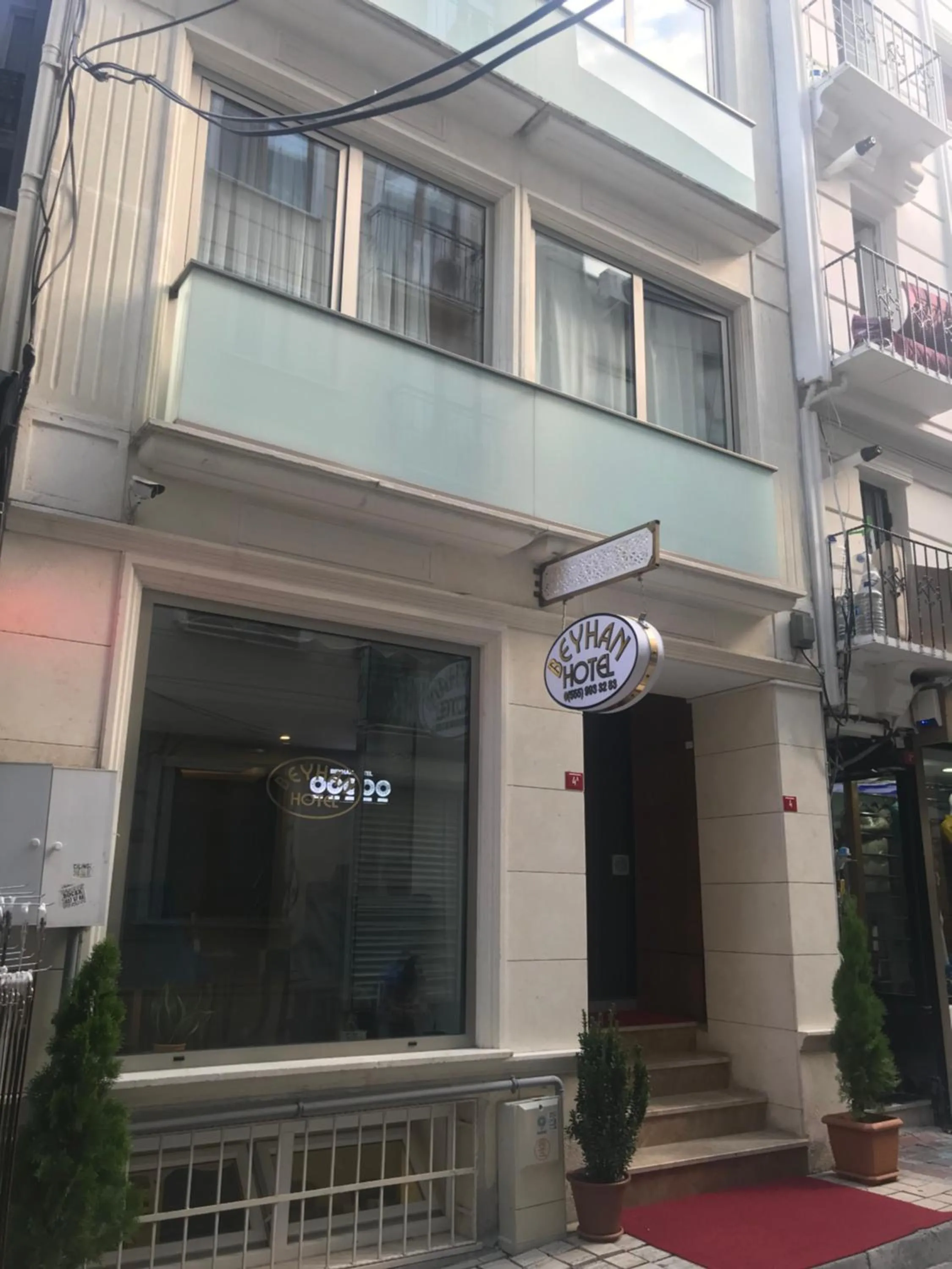 Facade/entrance in Beyhan Hotel