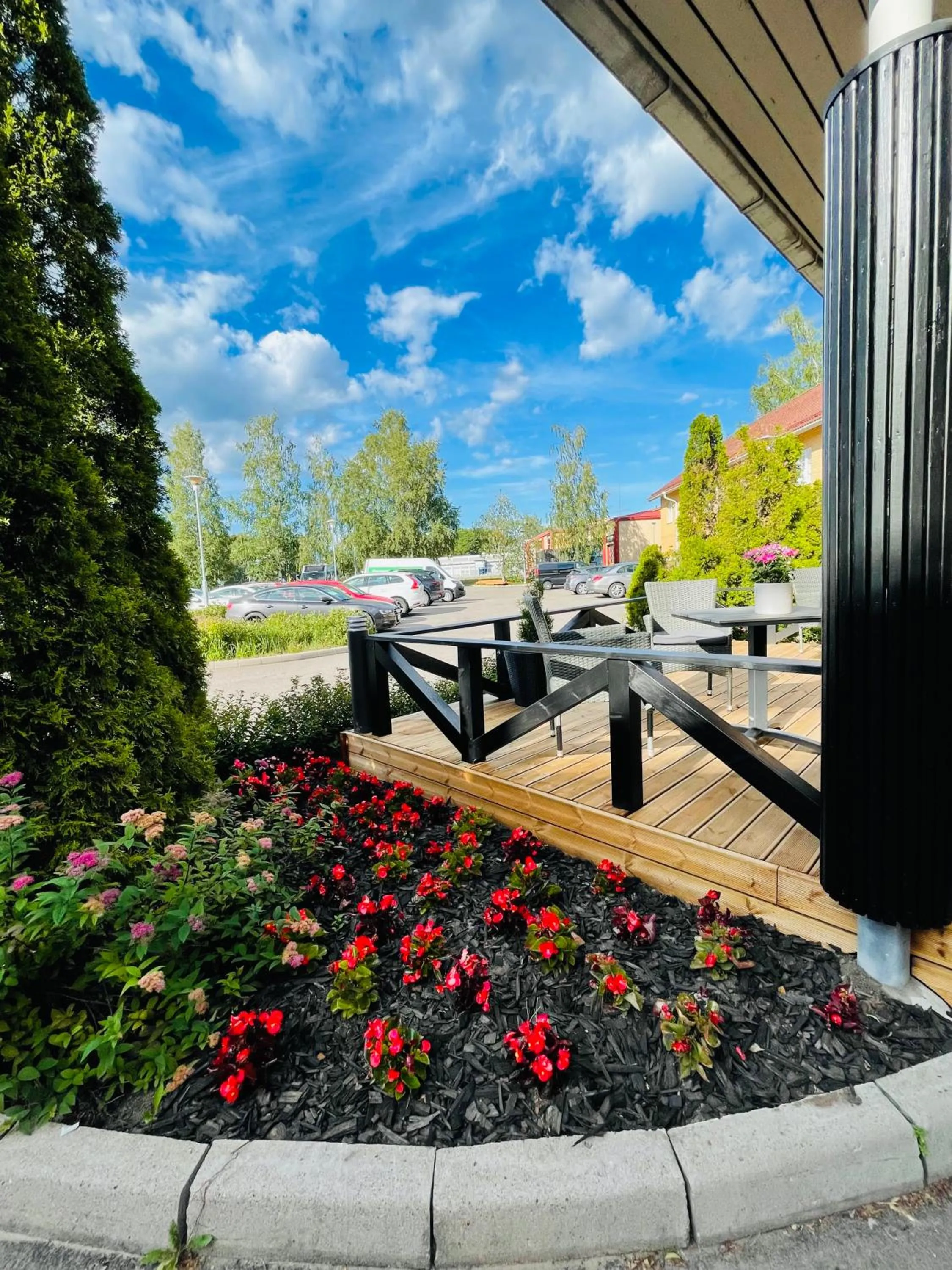 Garden in Hotel Jokipuisto
