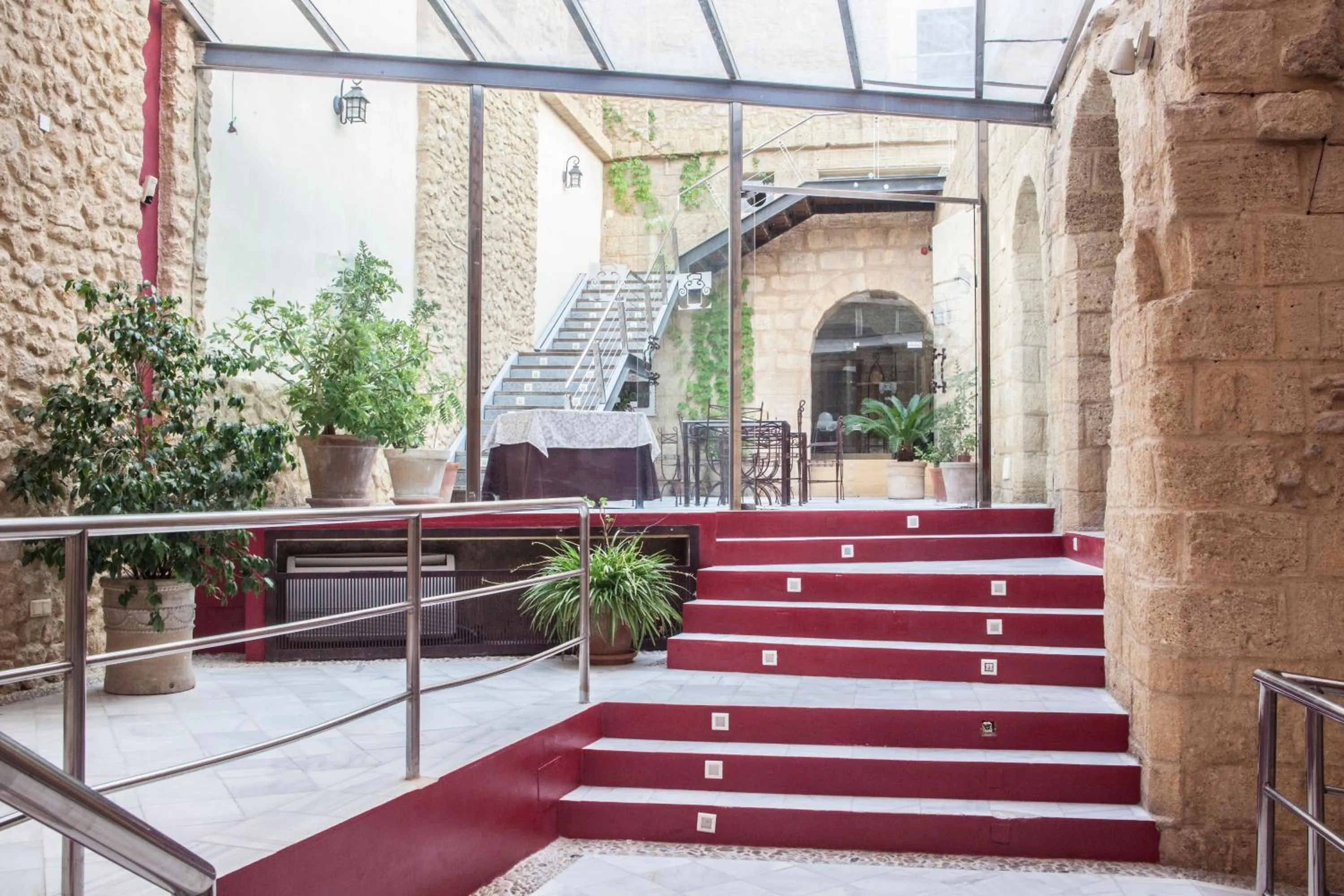Patio in Hospedería del Monasterio