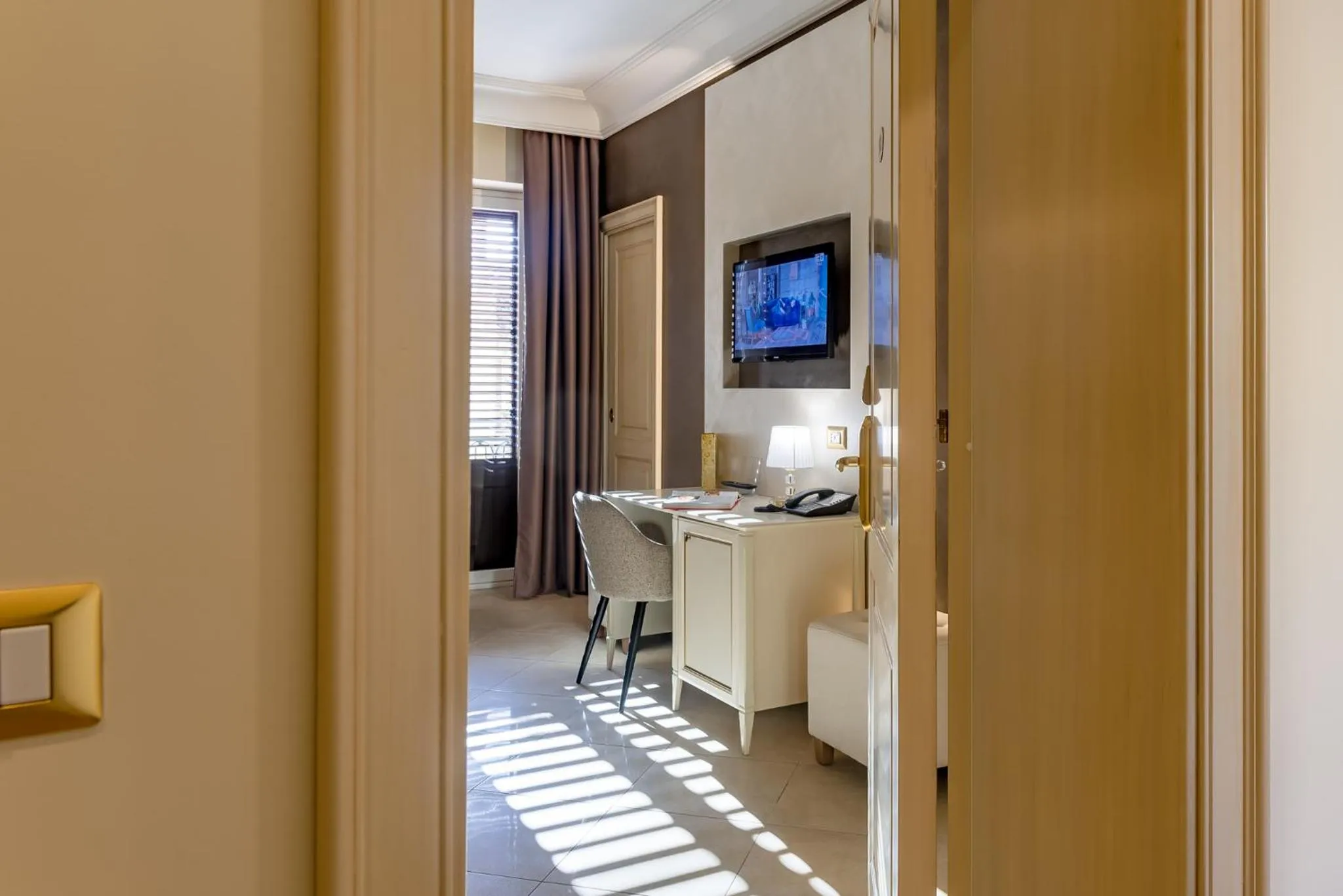 Living room in Vittorio Emanuele Boutique Hotel