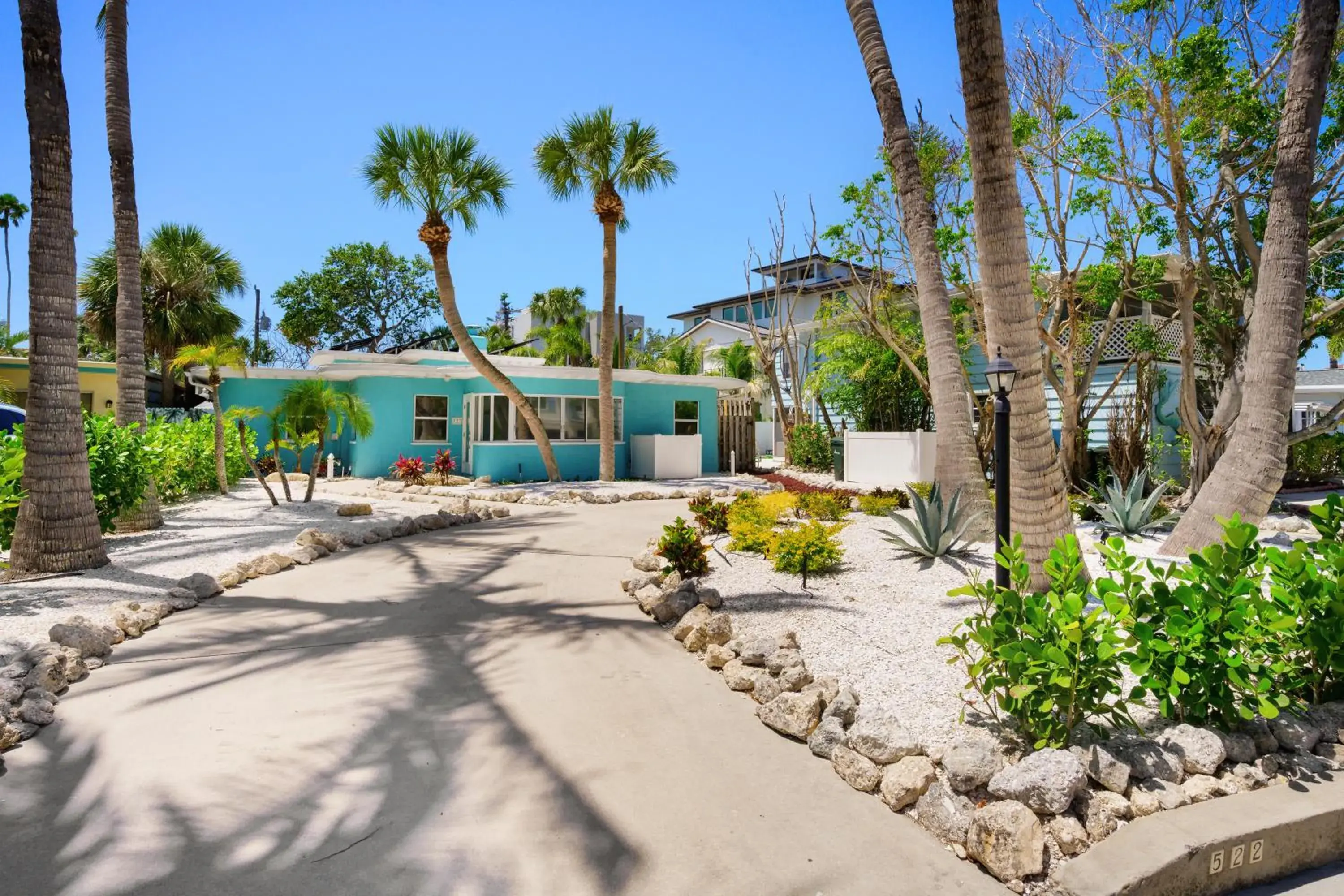 Facade/entrance in The Ringling Beach House Facade/entrance in The Ringling Beach House