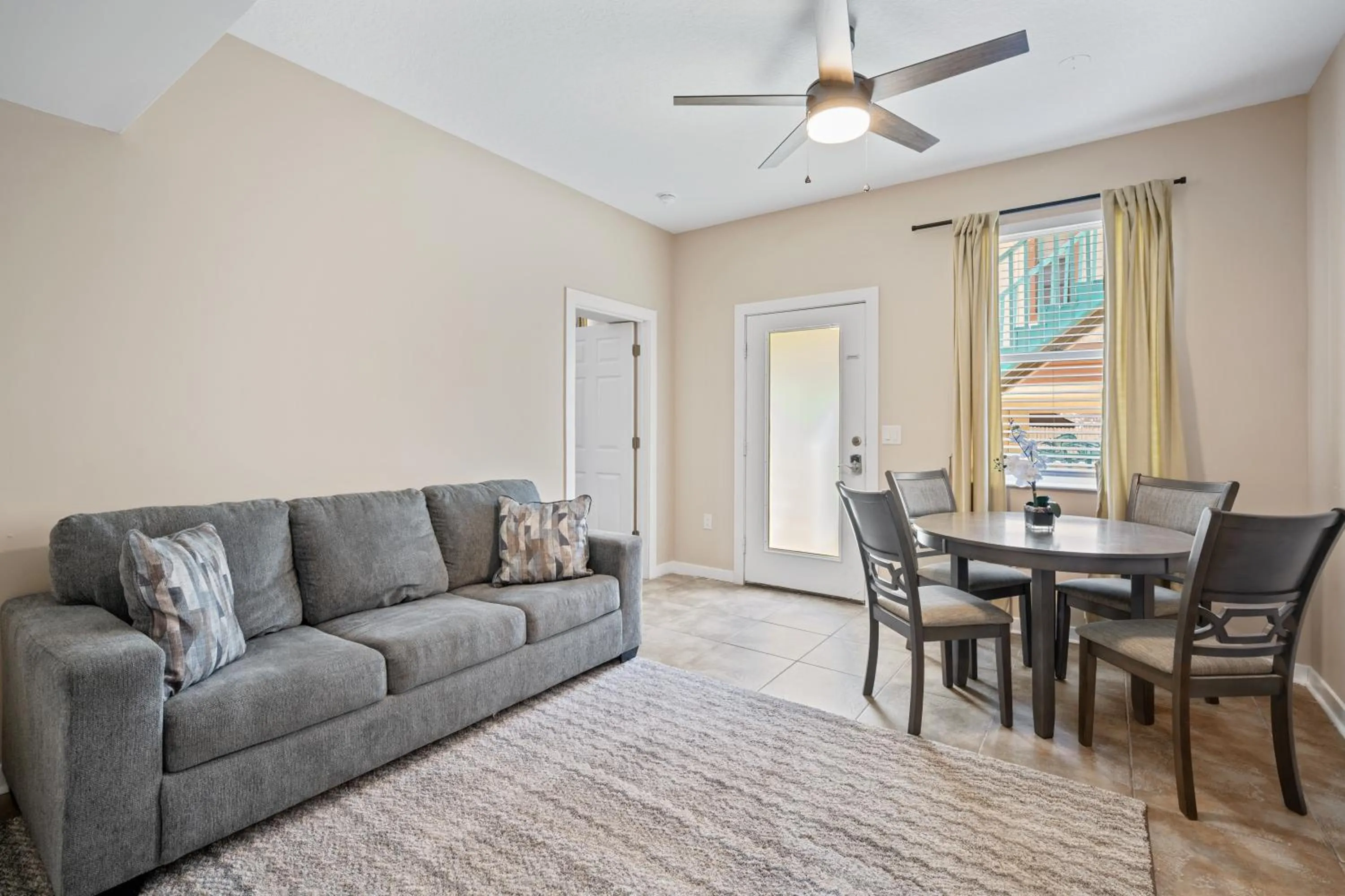 Living room in The Ringling Beach House