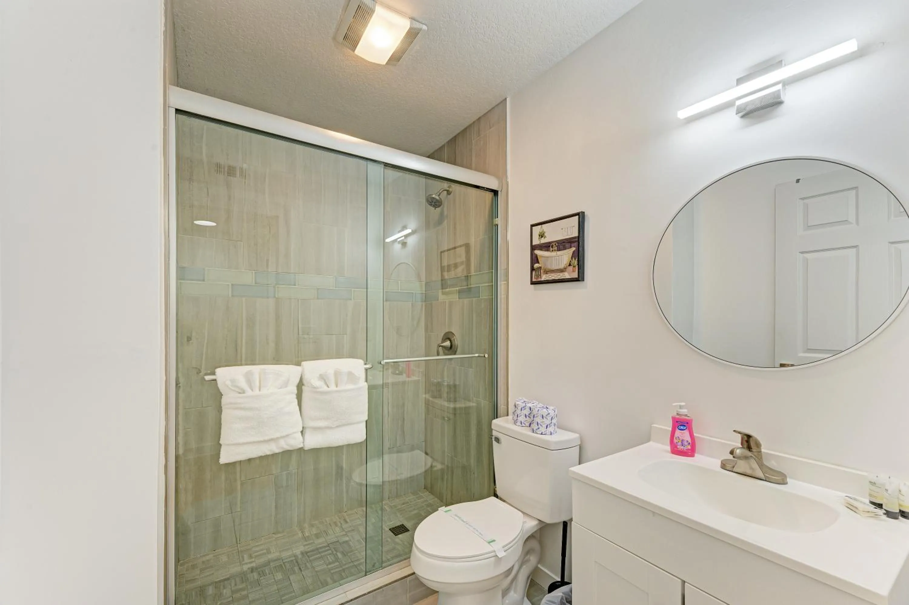 Bathroom in The Ringling Beach House