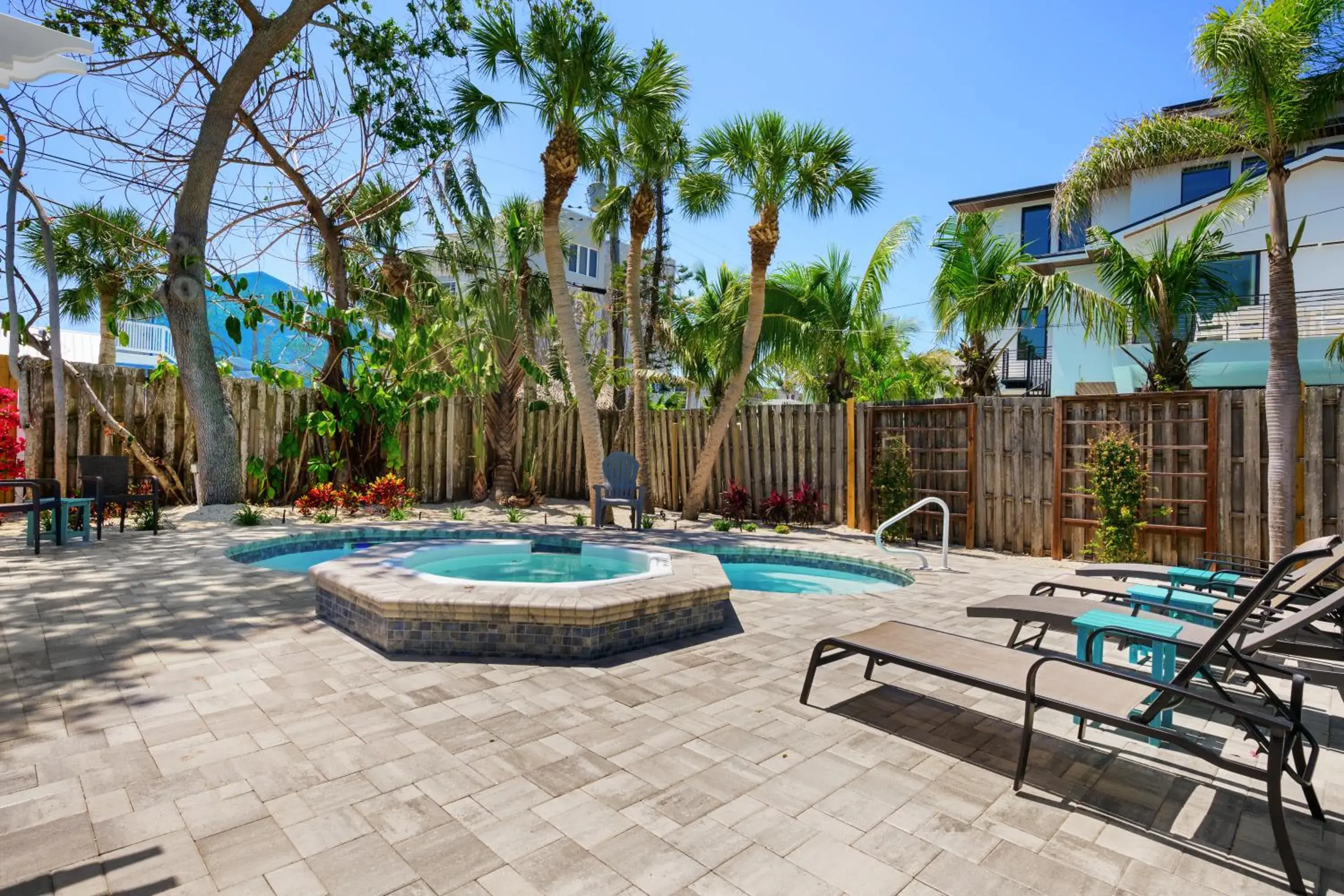 Pool view in The Ringling Beach House Pool view in The Ringling Beach House