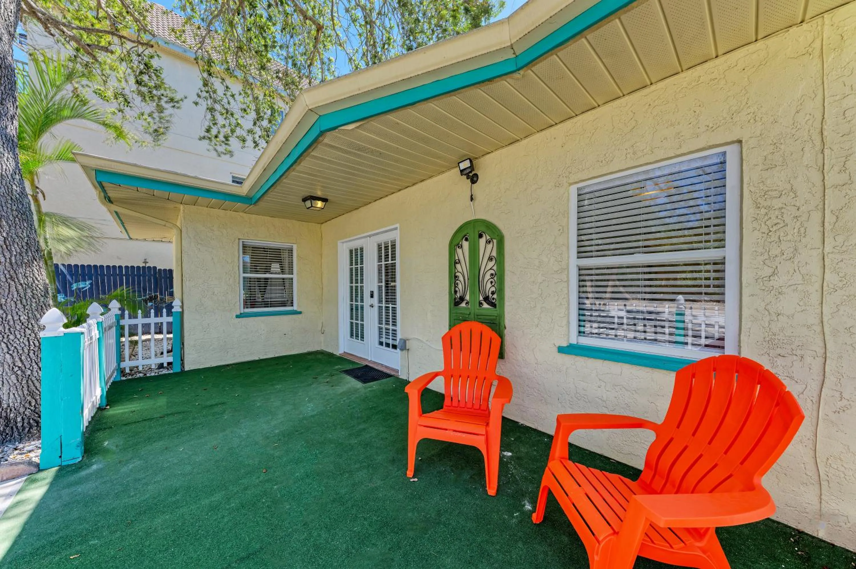 Patio in The Ringling Beach House