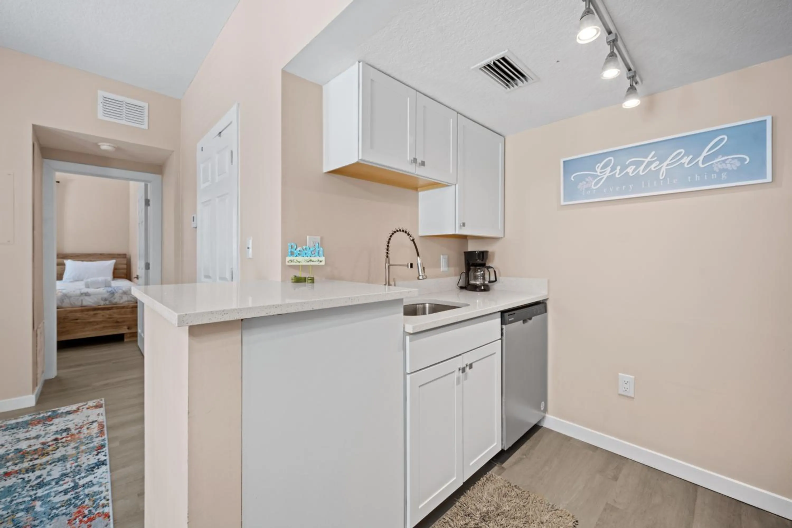 kitchen in The Ringling Beach House