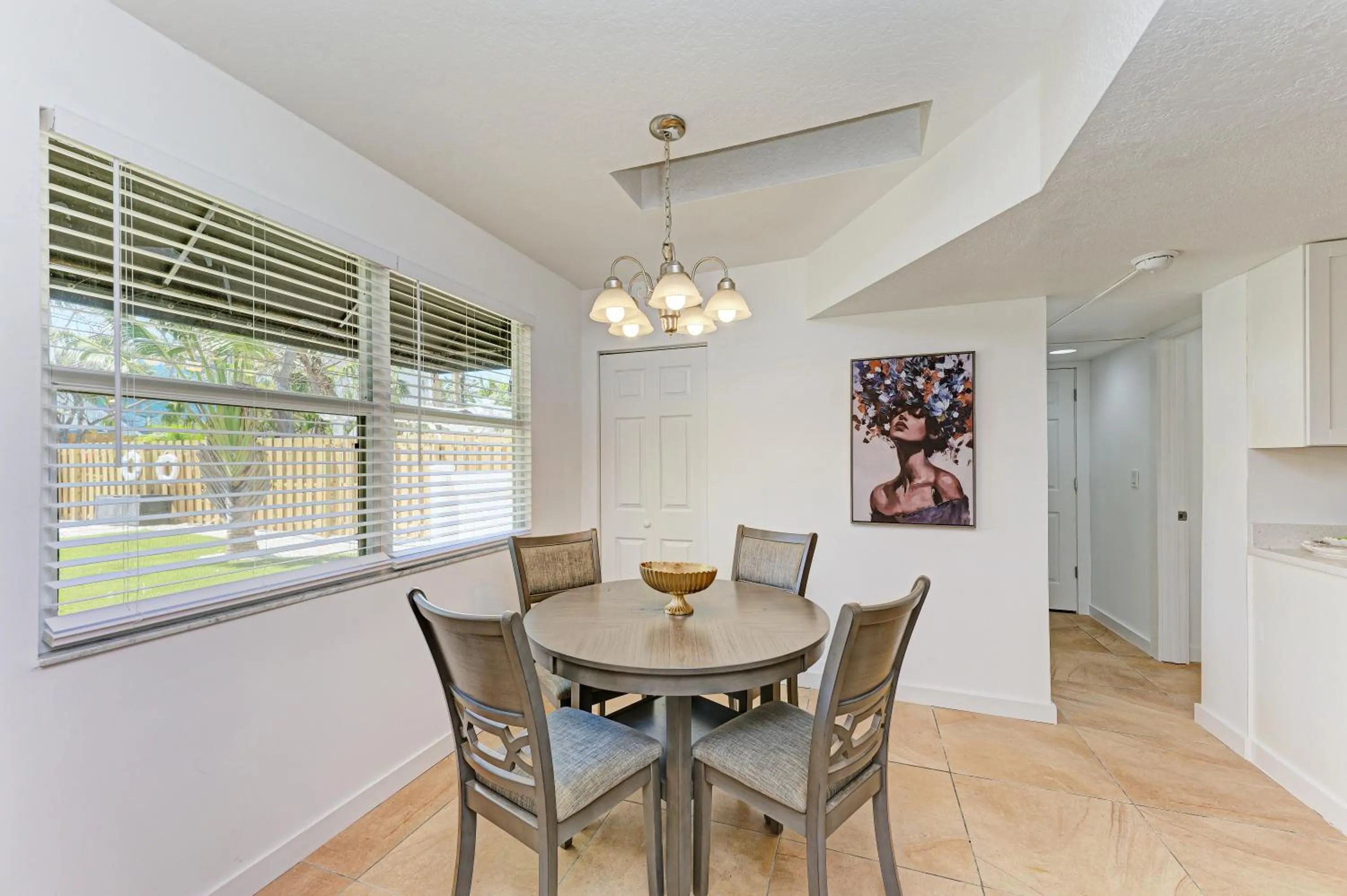 Dining area in The Ringling Beach House