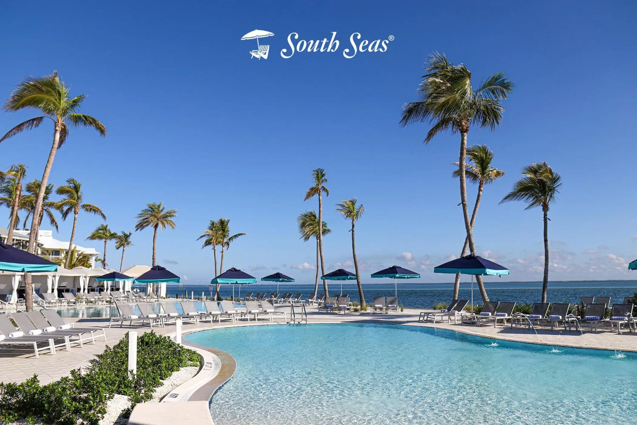 Swimming pool in South Seas