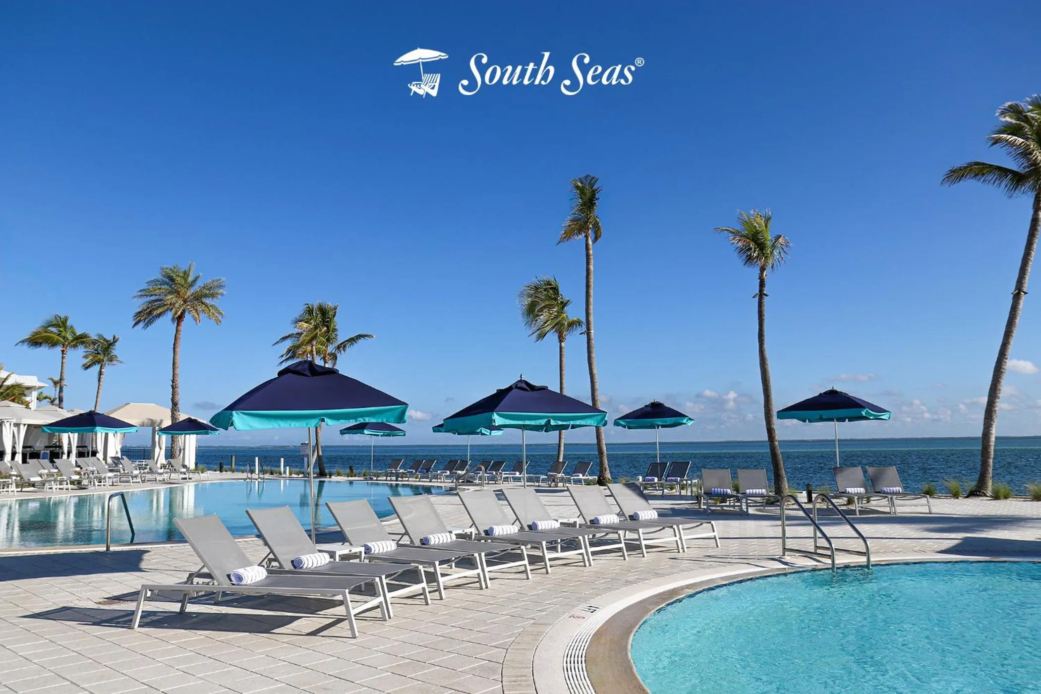 Swimming pool in South Seas