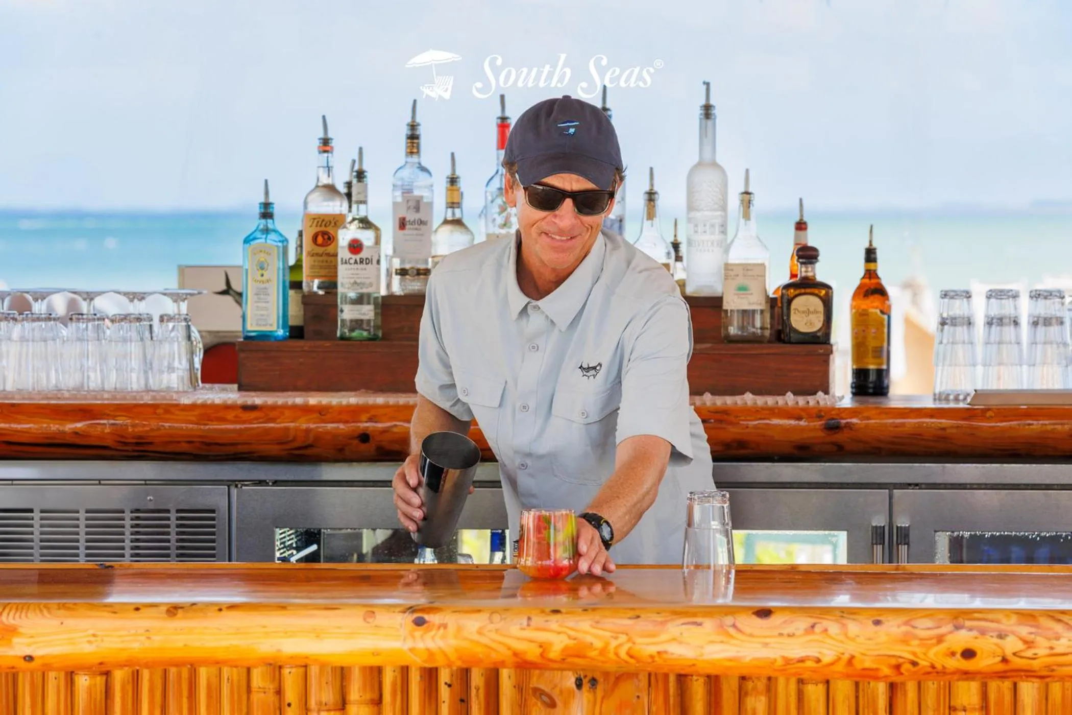 Lounge or bar in South Seas