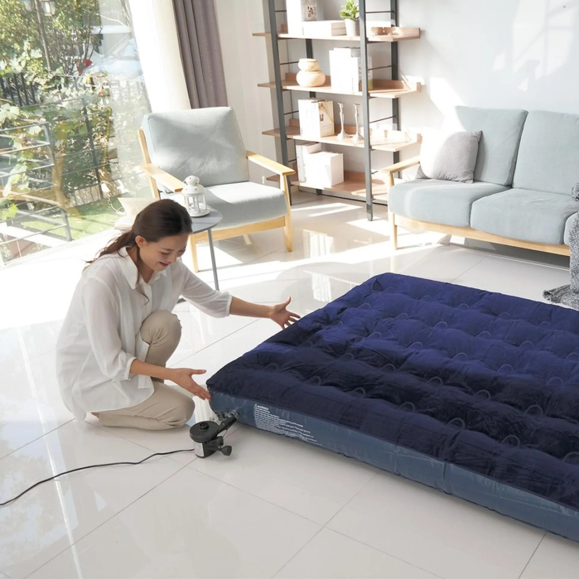 Bed in Shanty of HinNam Condominium
