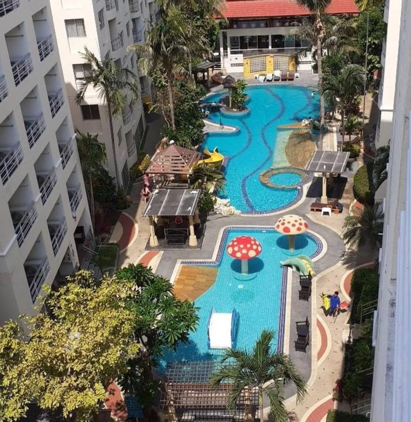 Pool view in Shanty of HinNam Condominium