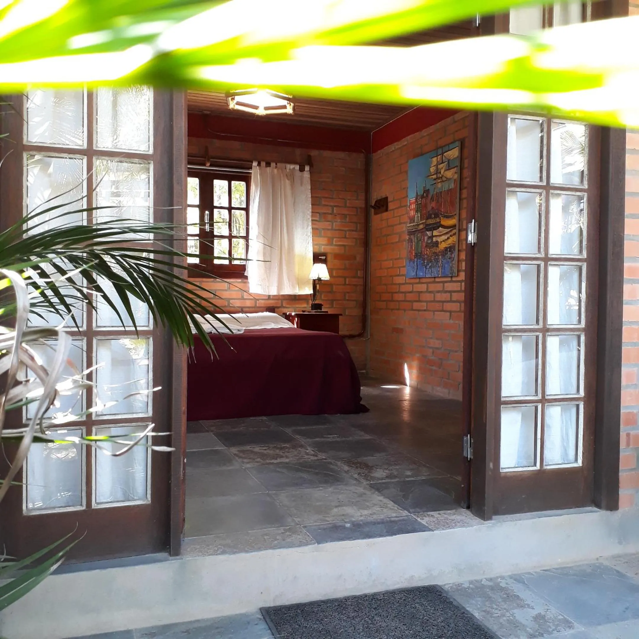 Bedroom, Bed in Pousada Além do Jardim
