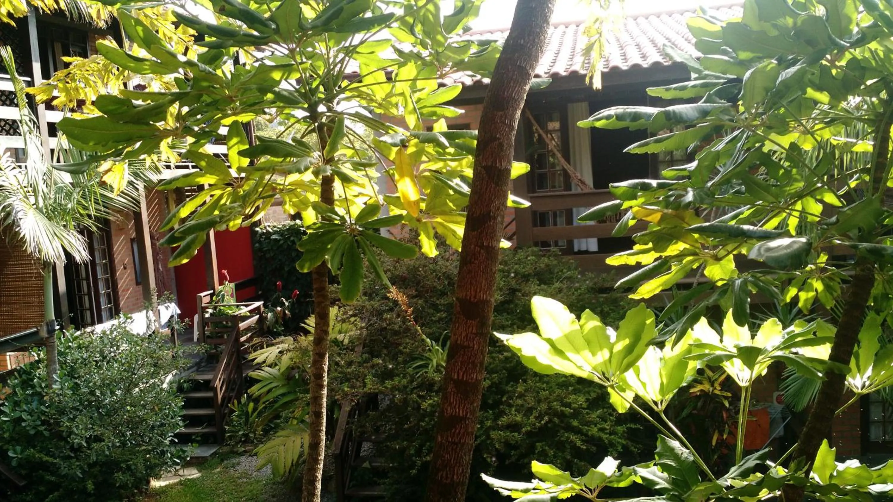 Garden in Pousada Além do Jardim