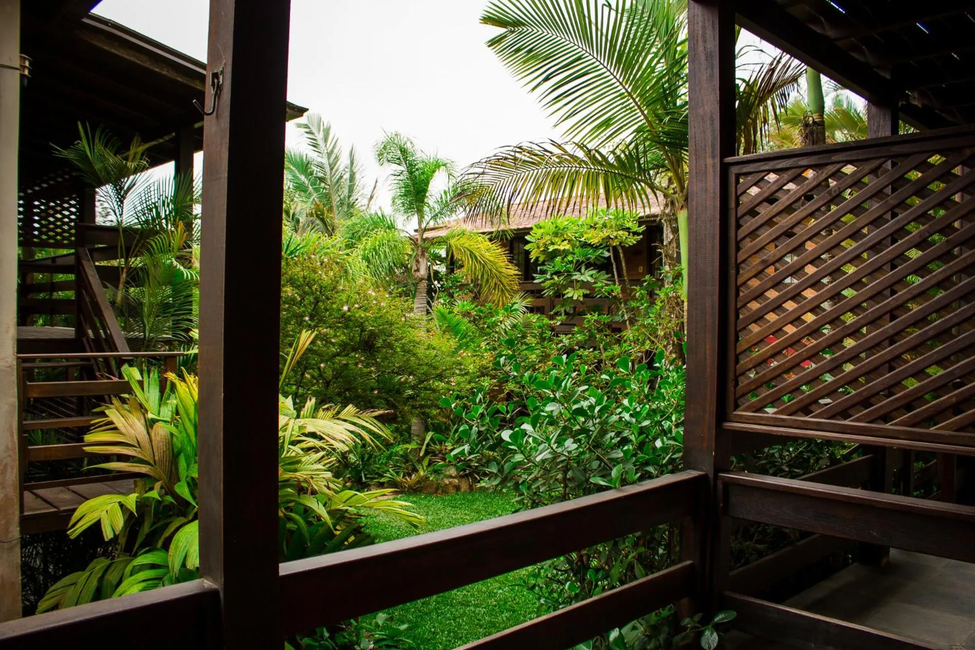Balcony/Terrace in Pousada Além do Jardim
