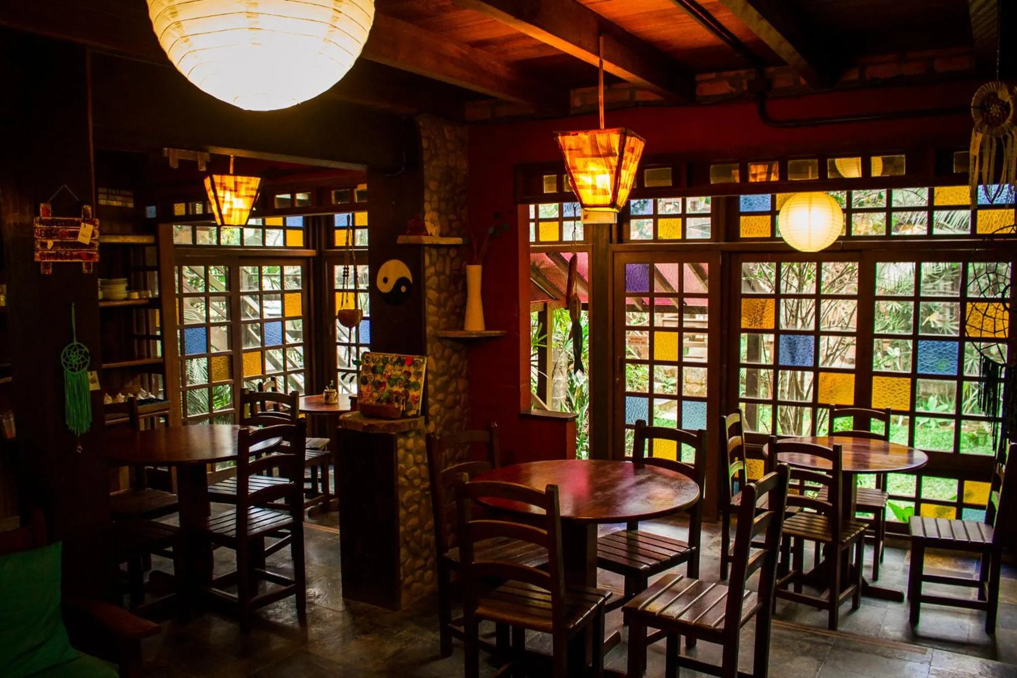 Lounge or bar in Pousada Além do Jardim