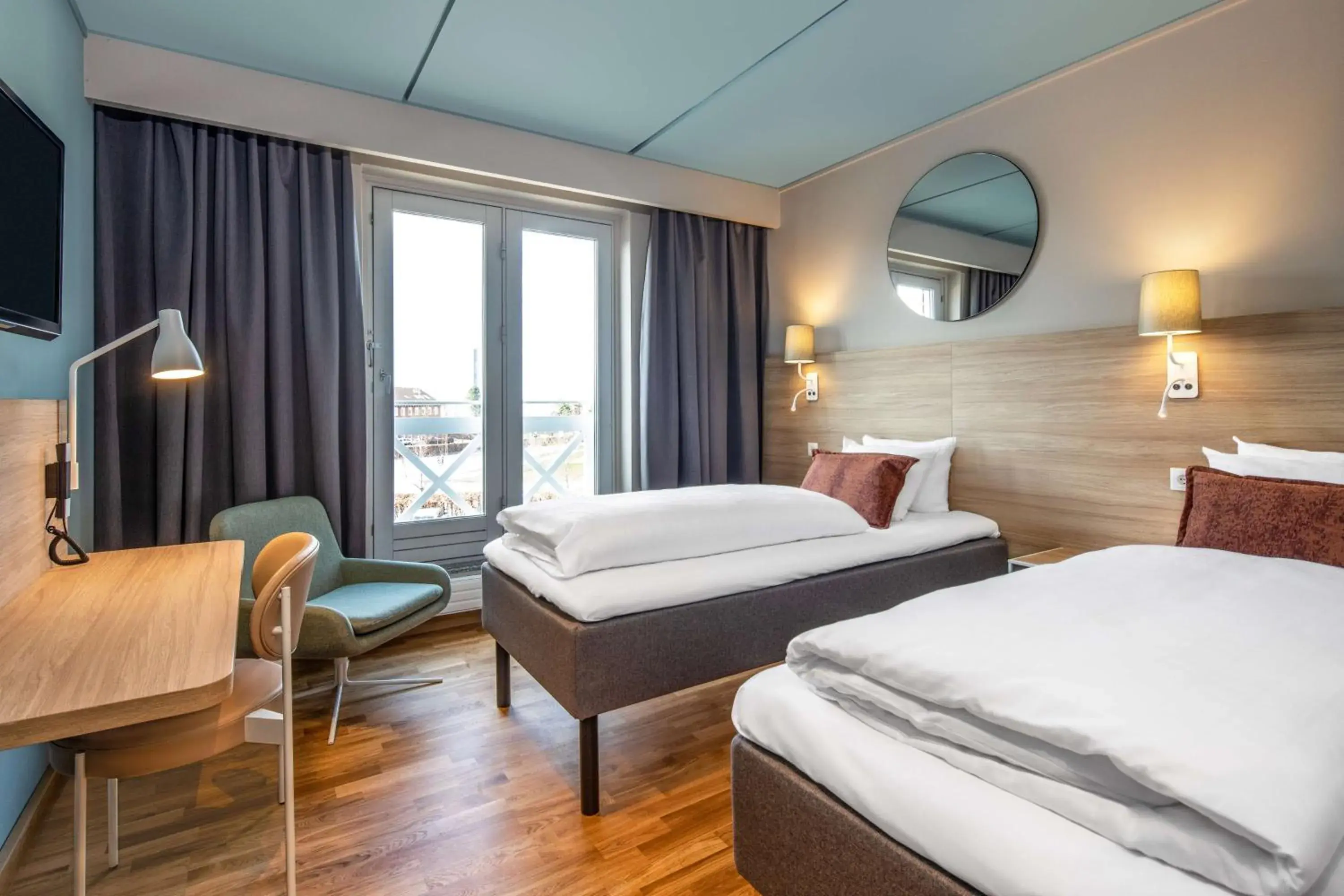 Bedroom, Bed in Scandic Roskilde Park Bedroom, Bed in Scandic Roskilde Park