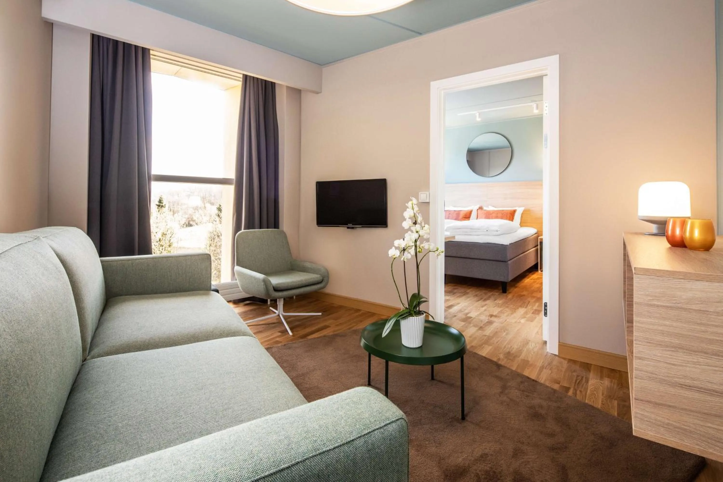 Bedroom, Bed in Scandic Roskilde Park