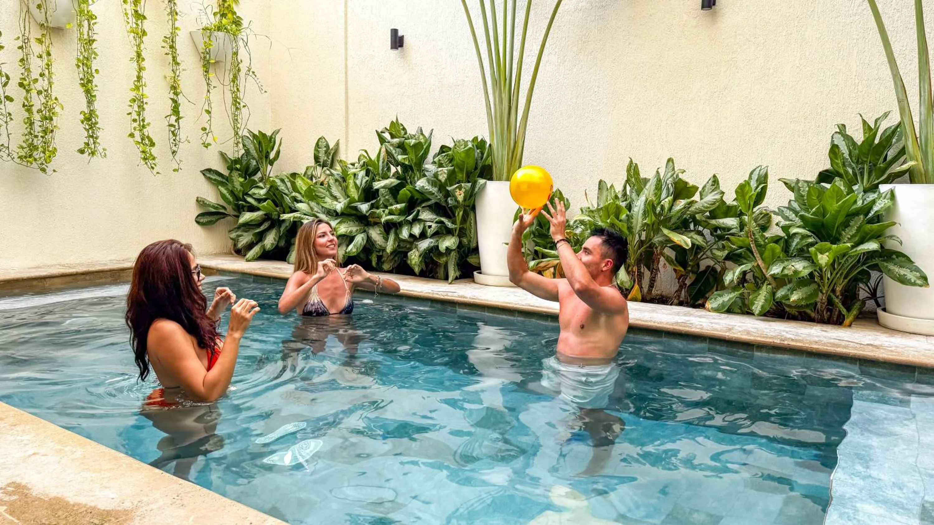 Swimming pool in Hotel Valladolid