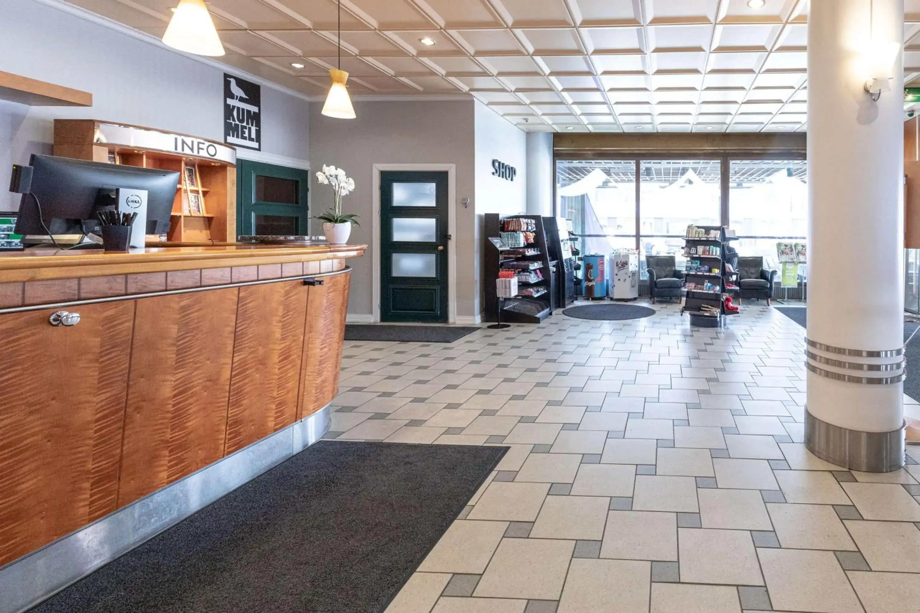 Lobby or reception in Scandic Oulu Station Lobby or reception in Scandic Oulu Station