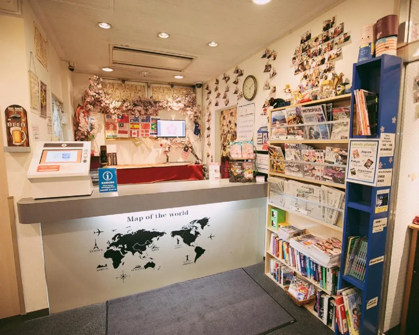 Lobby or reception in Sakura Hotel Jimbocho Lobby or reception in Sakura Hotel Jimbocho