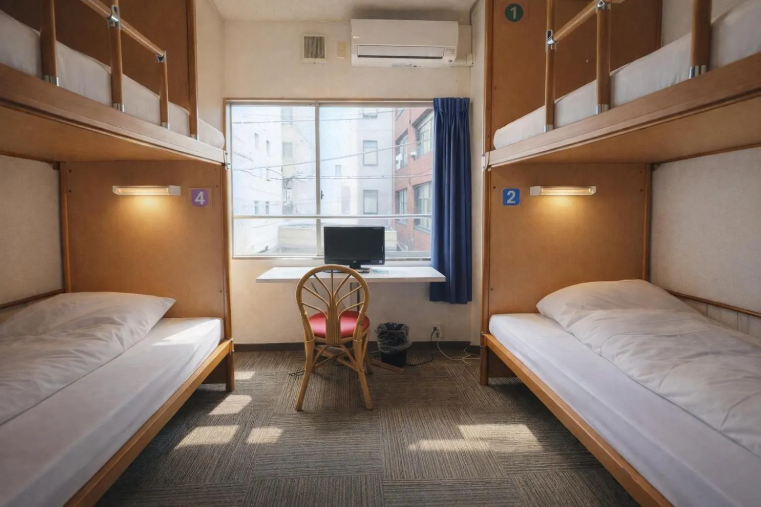 Bed in Sakura Hotel Jimbocho