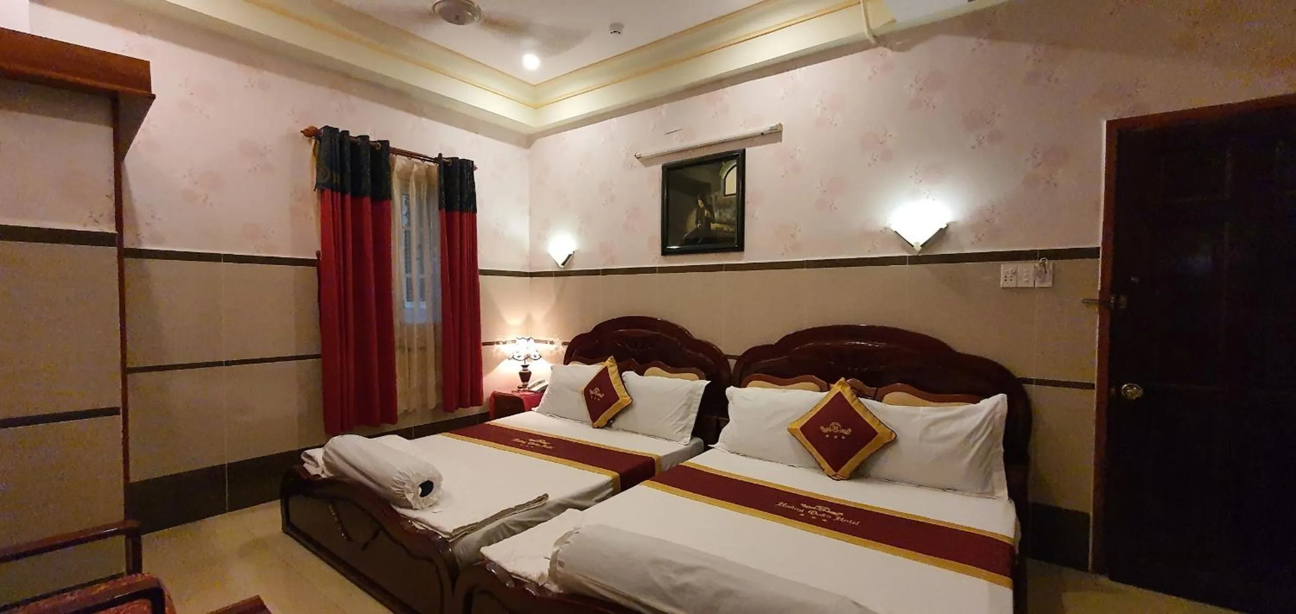 Bed in Hoàng Quân Hotel