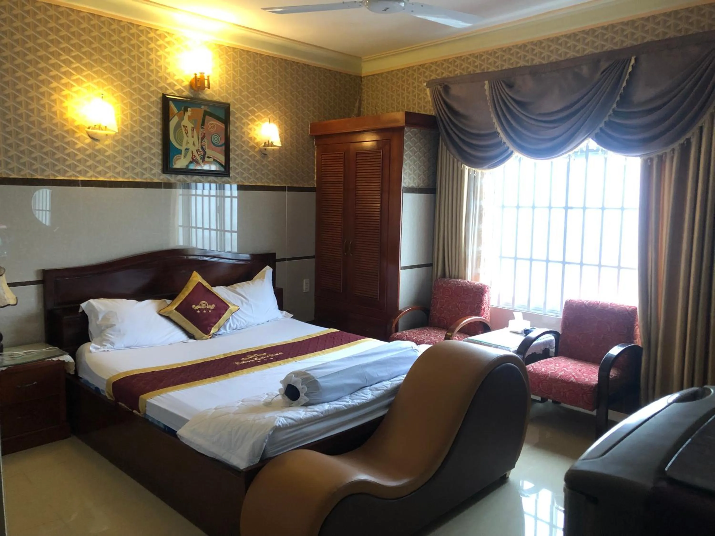 Bed in Hoàng Quân Hotel