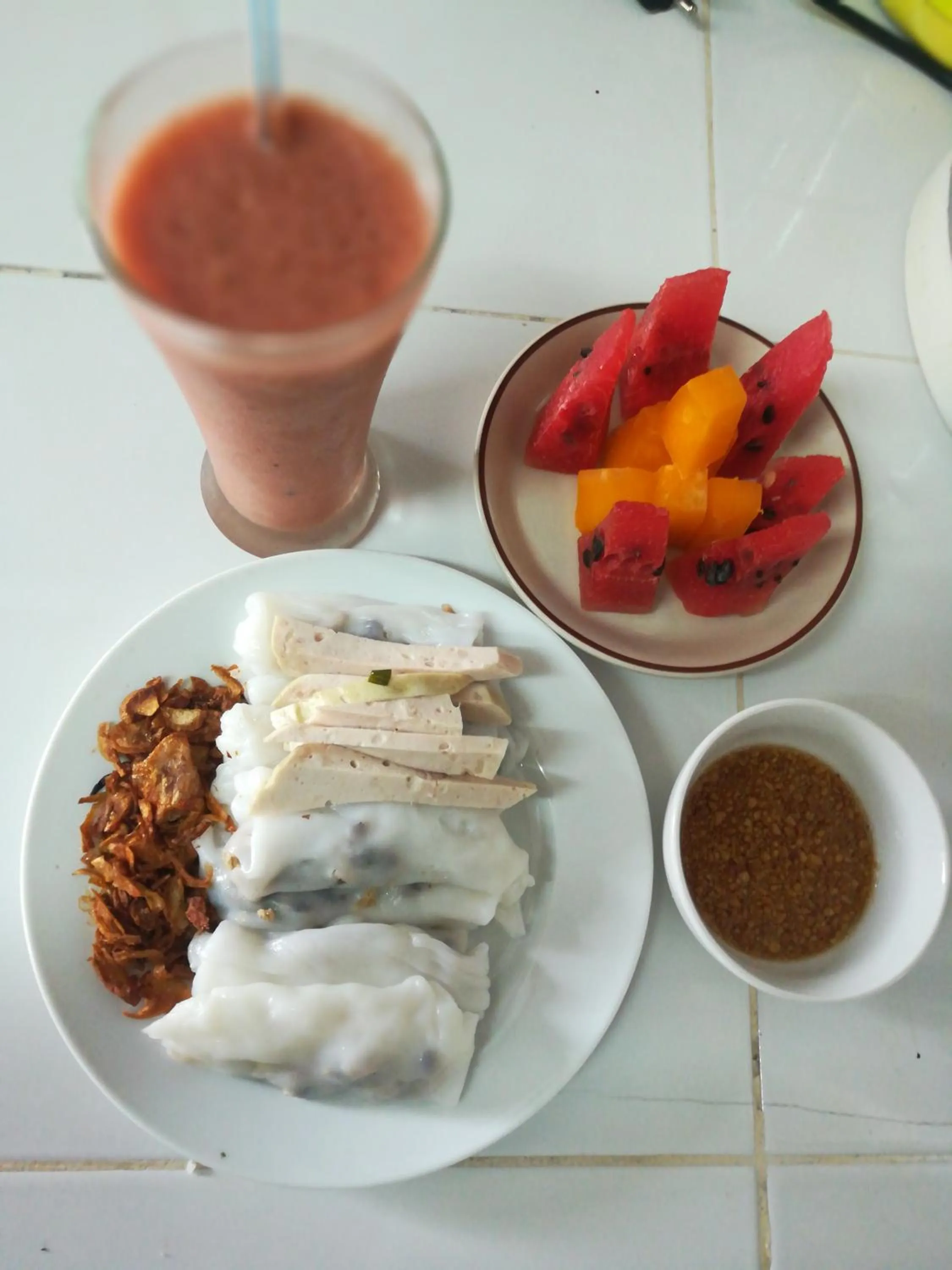 Breakfast in Phonepraseuth Guesthouse