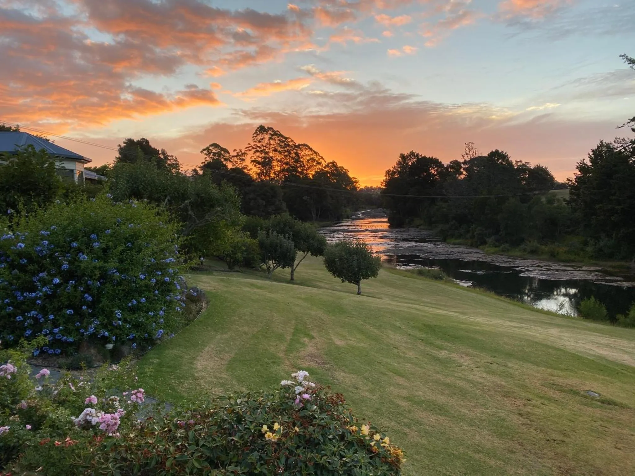 Natural landscape in Te Awa Lodge