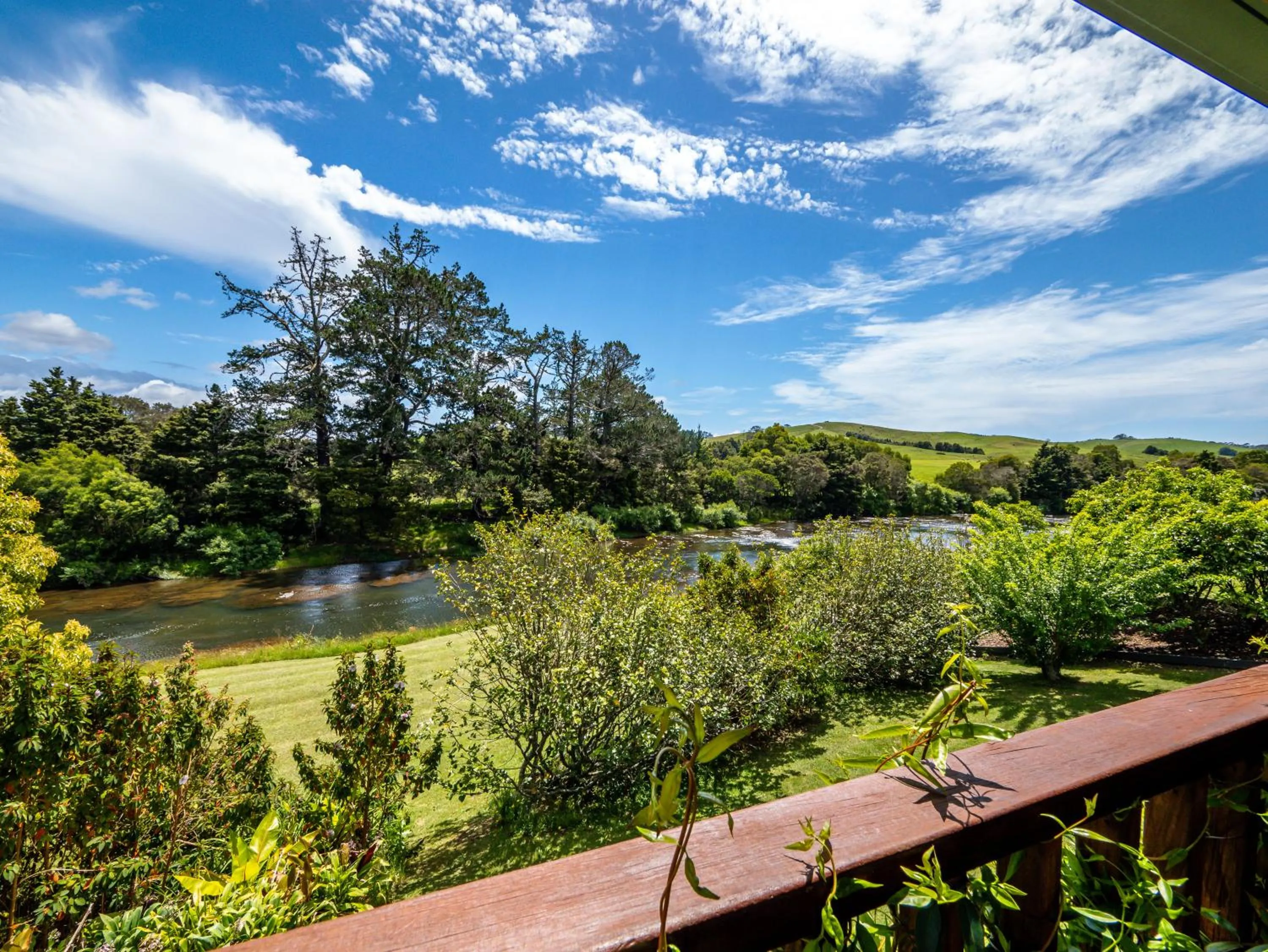 River view in Te Awa Lodge