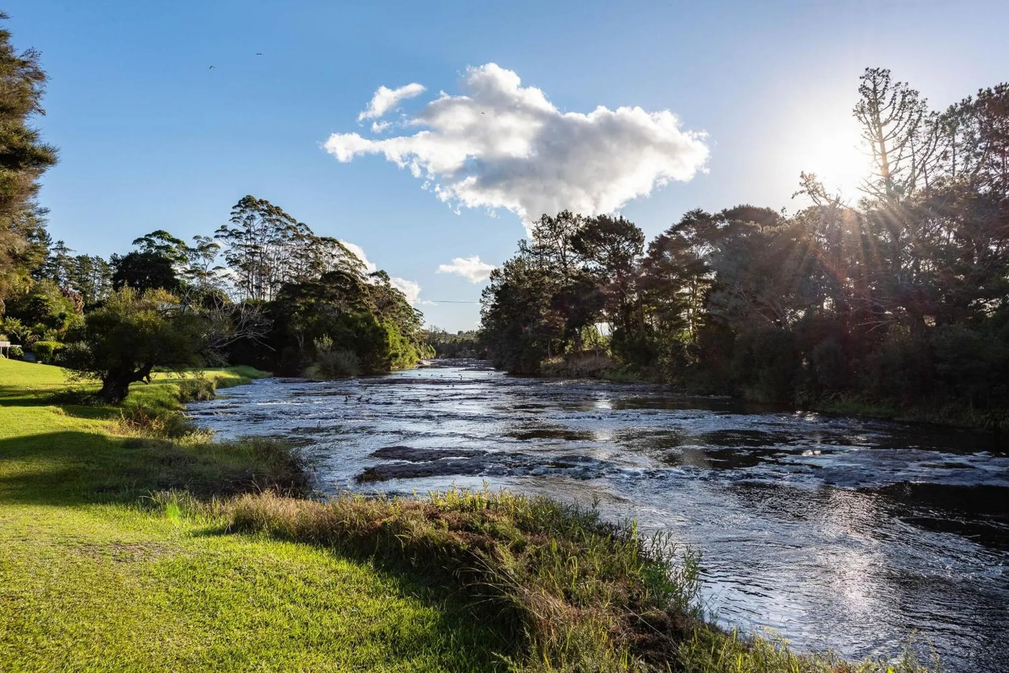 Natural landscape in Te Awa Lodge