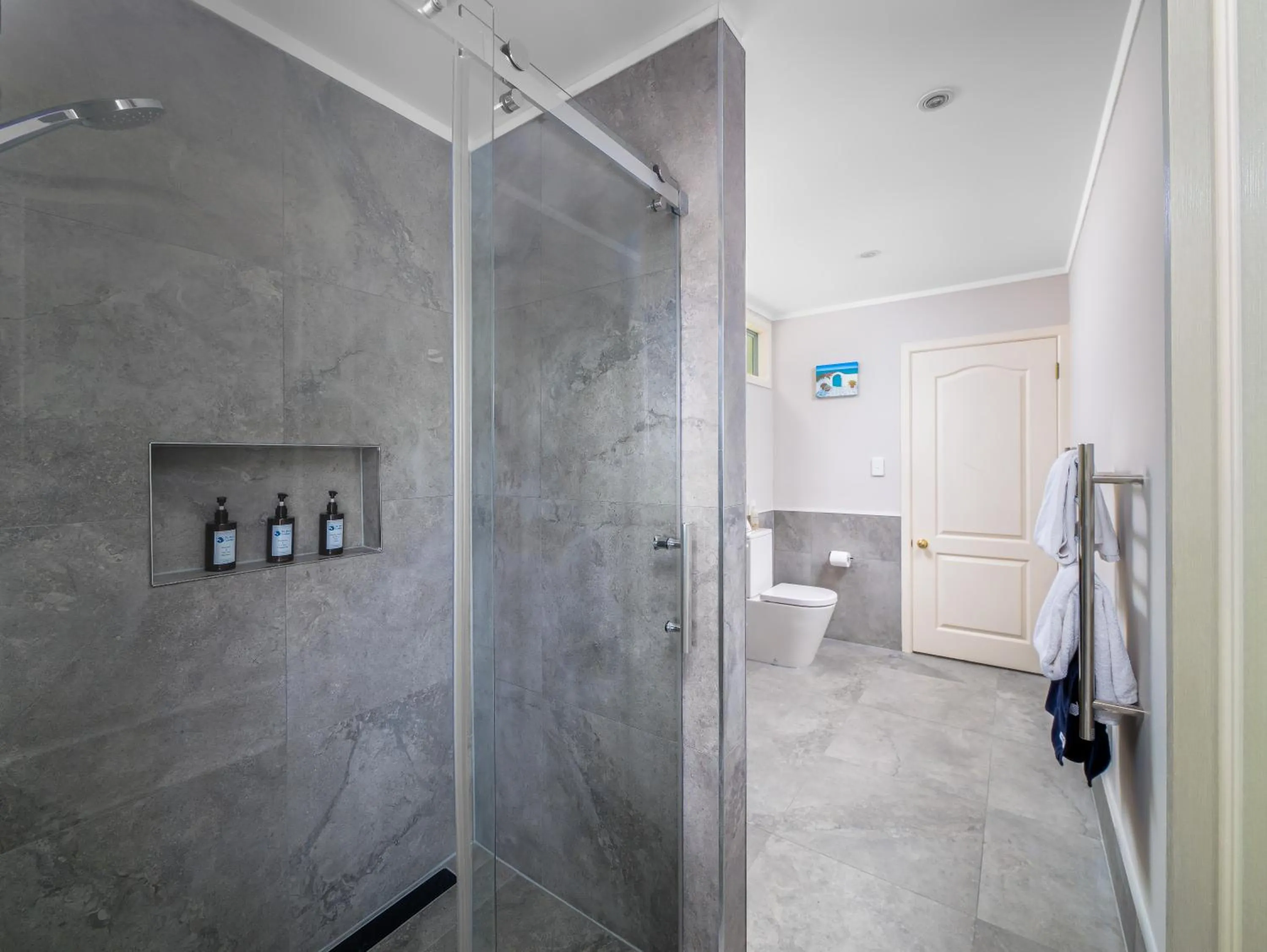 Shower in Te Awa Lodge