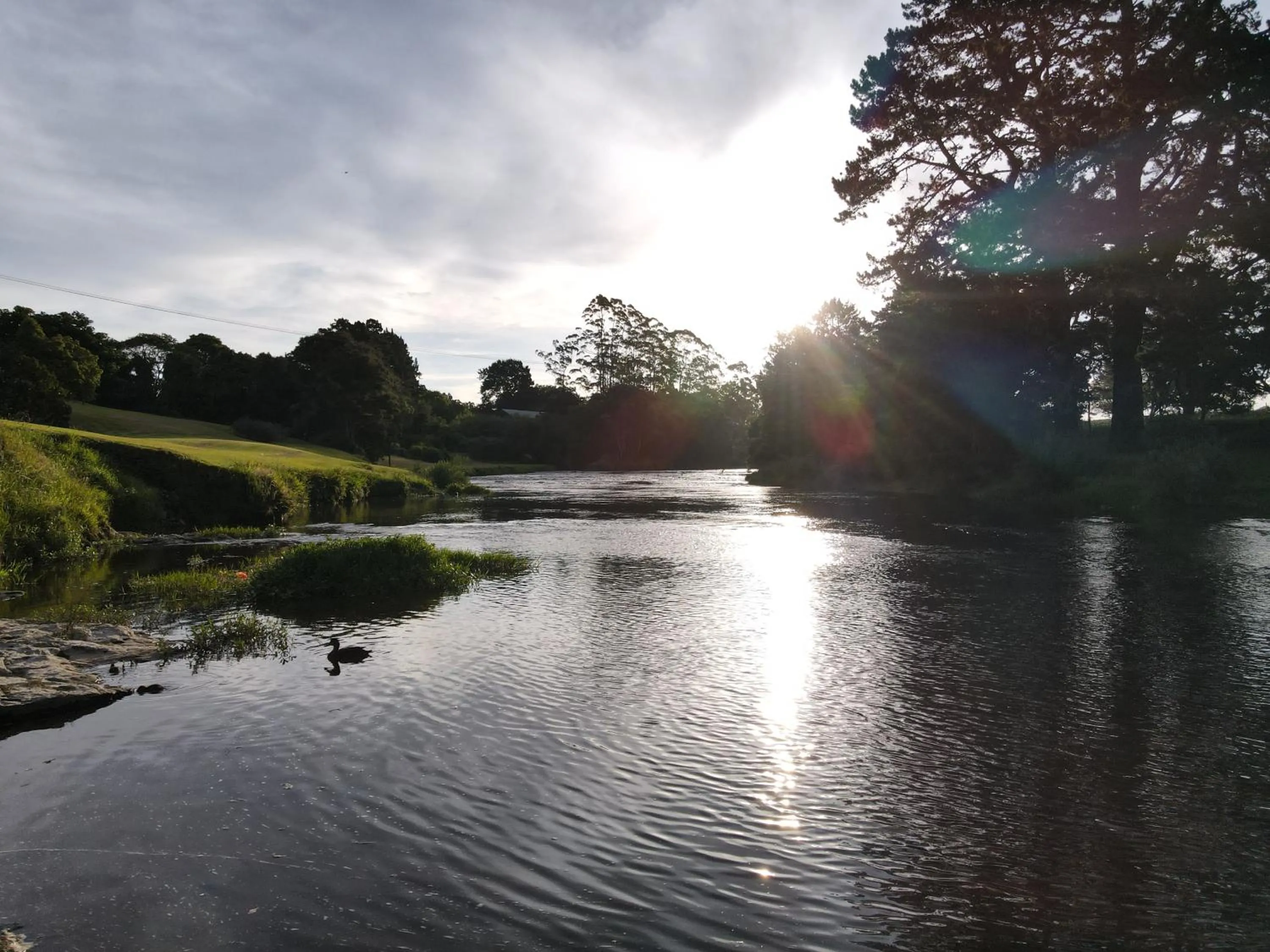 Natural landscape in Te Awa Lodge